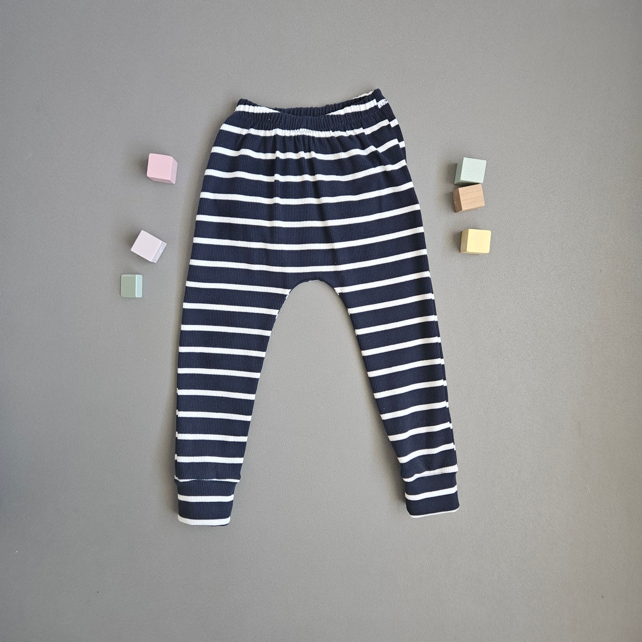 Slimharem Gr. 110 / dunkel blau Streifen - Kalie - Kids