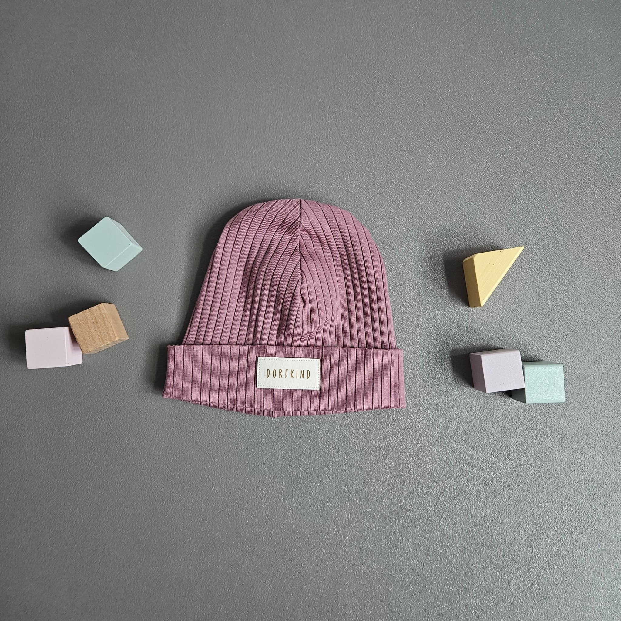 Beanie Ku.45 - 48 cm / rosa / Dorfkind - Kalie - Kids
