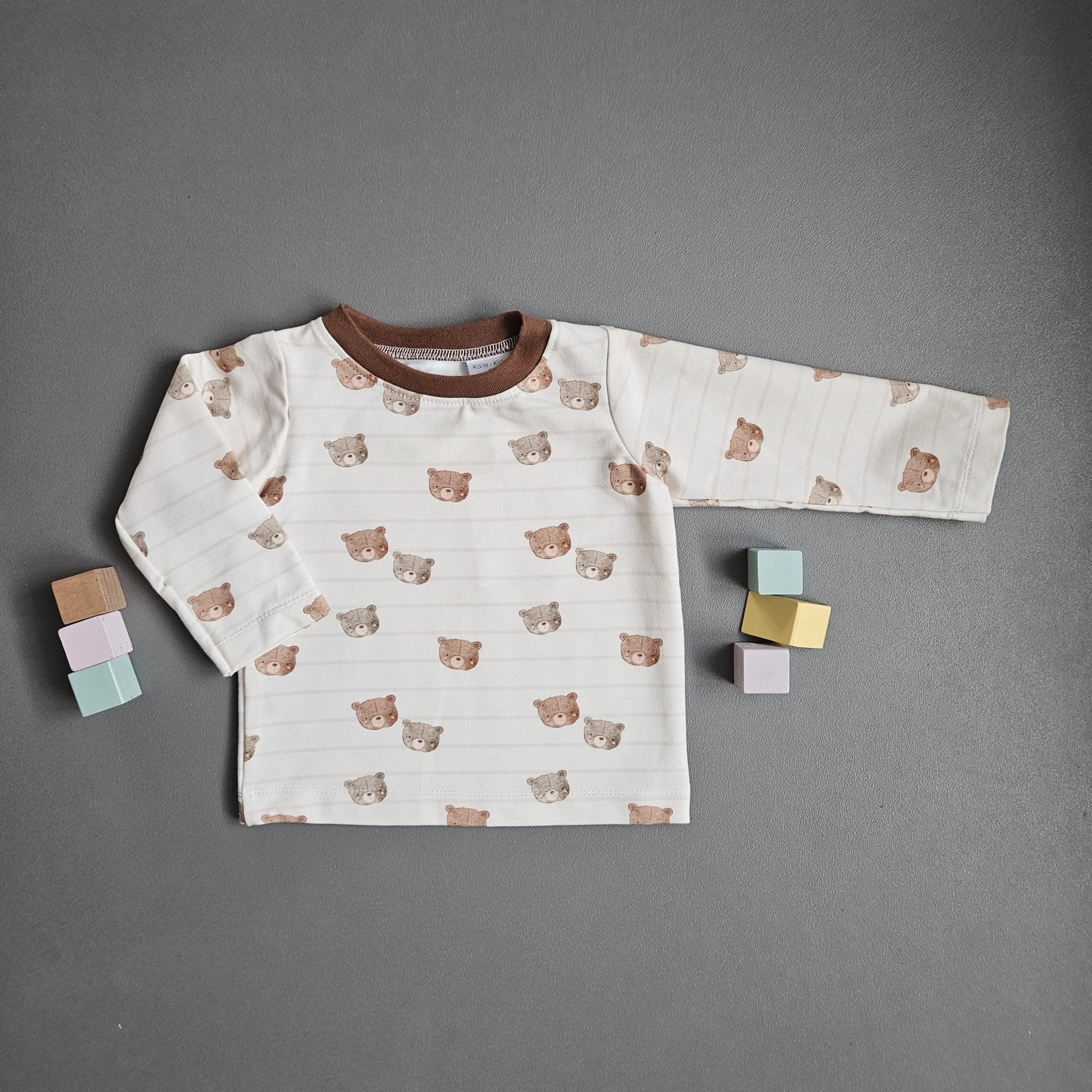 Langarmshirt Gr.80 / Bärchen - Kalie - Kids