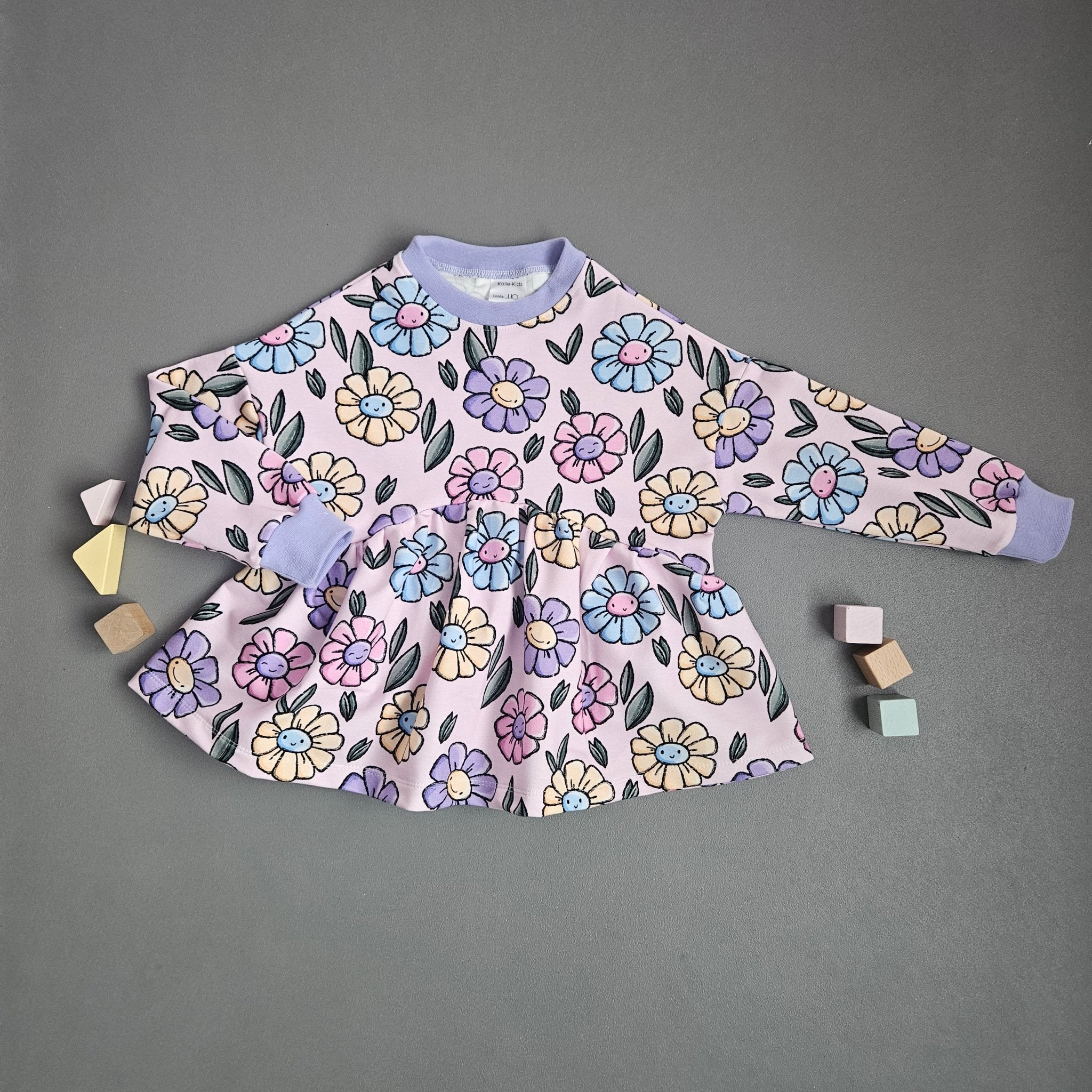Flare mini Gr.104 / happy flowers - Kalie - Kids
