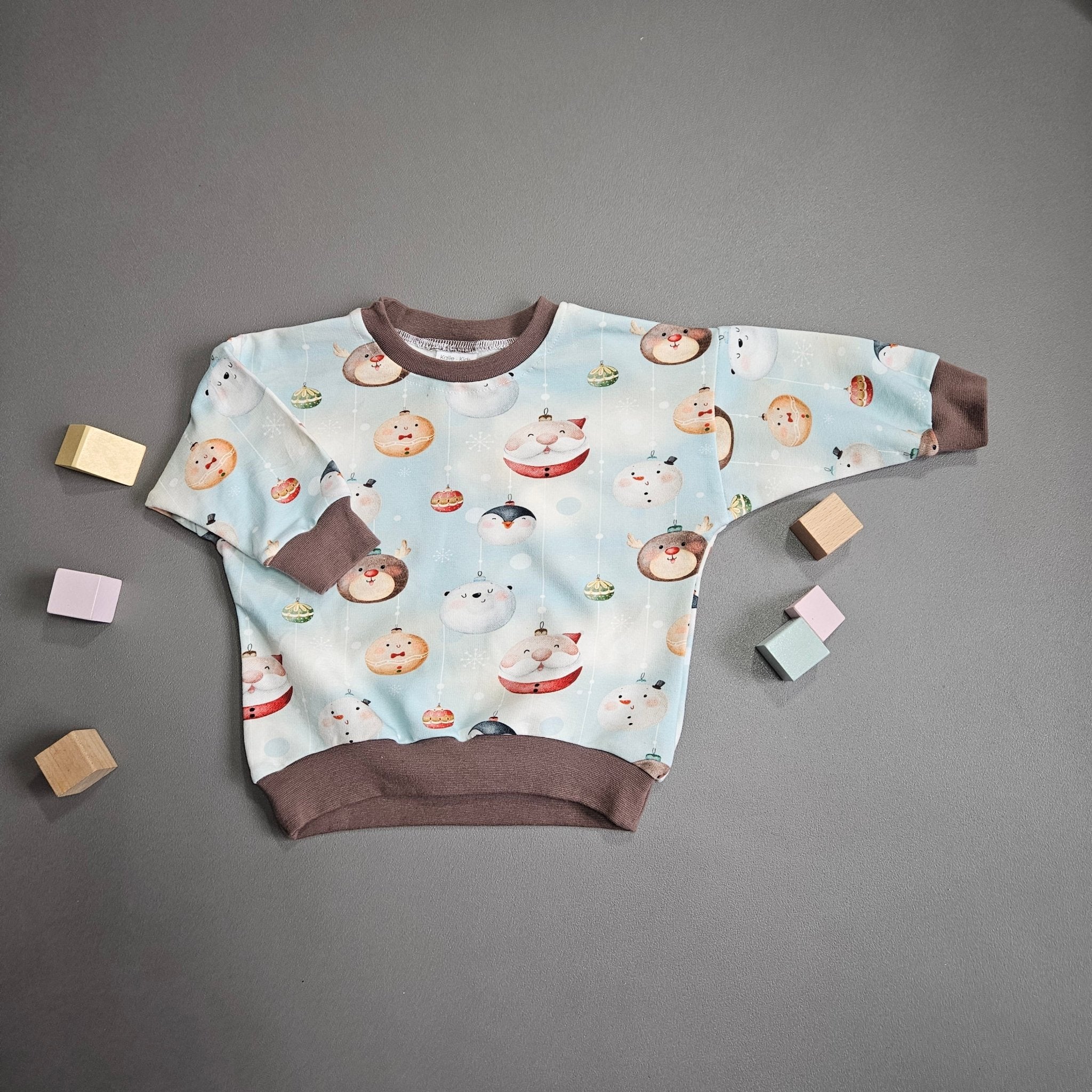 Pullover Gr.74 / Weihnachtskugel - Kalie - Kids