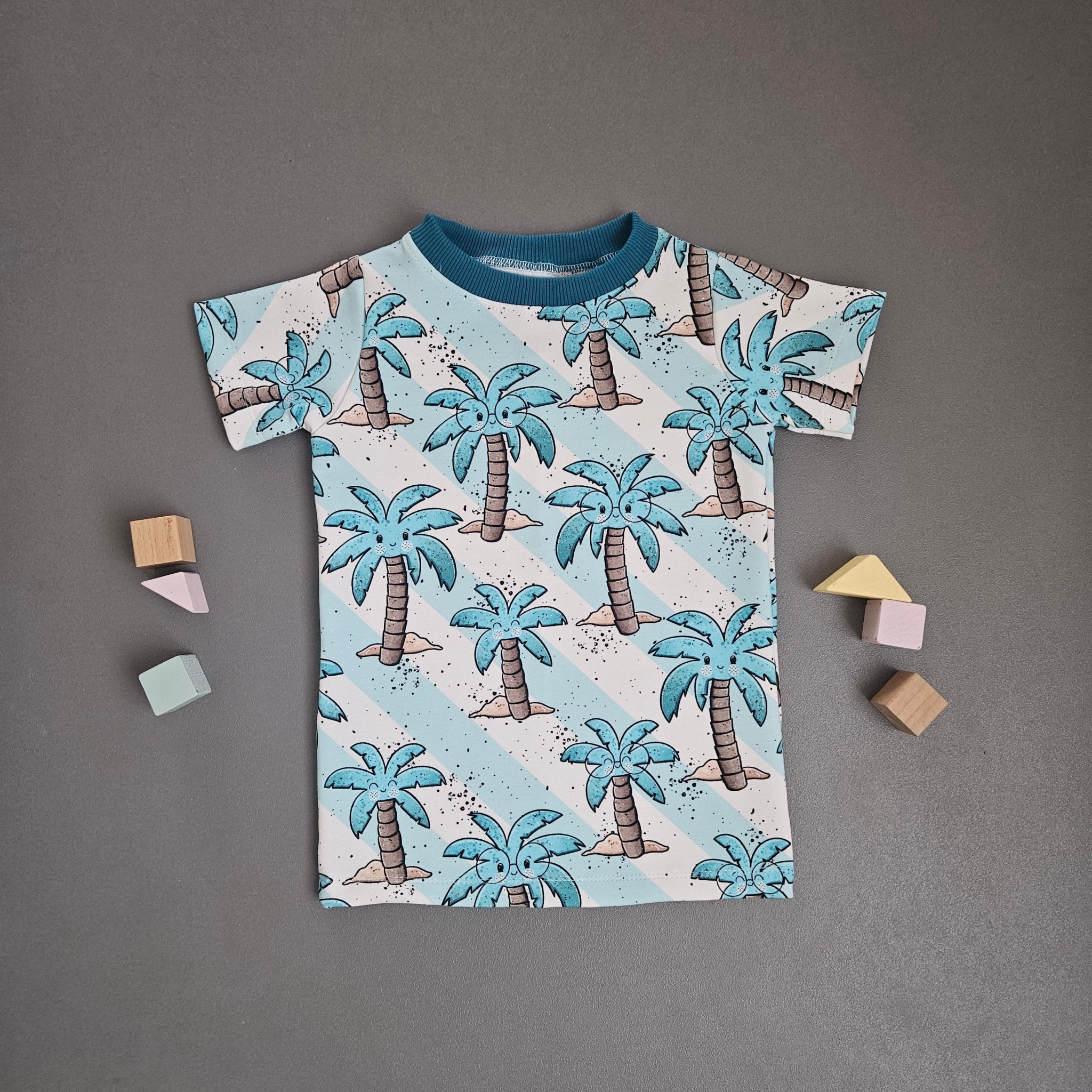 T-Shirt Gr.104 / Palmen - Kalie - Kids