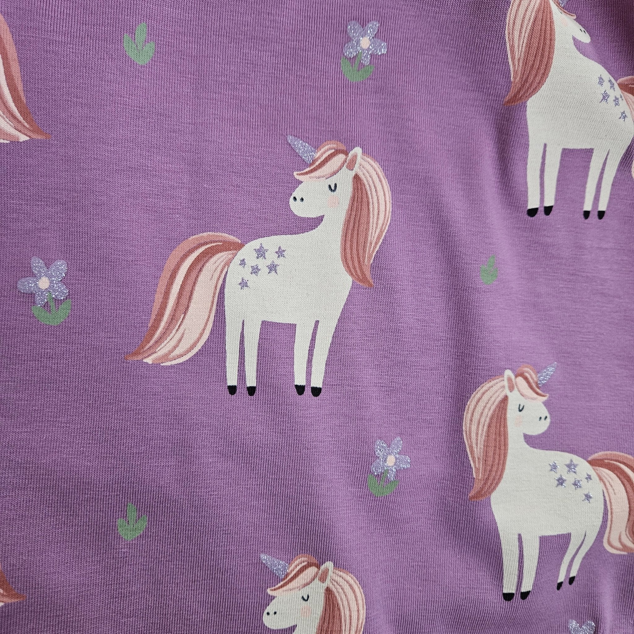 Trägerkleid Gr.98 / Glitzer Einhorn - Kalie - Kids