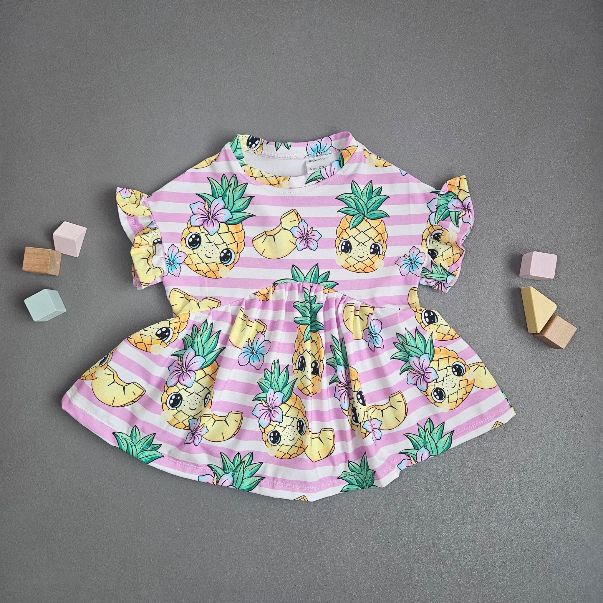 Rüschchenshirt Gr.86 / Ananas - Kalie - Kids