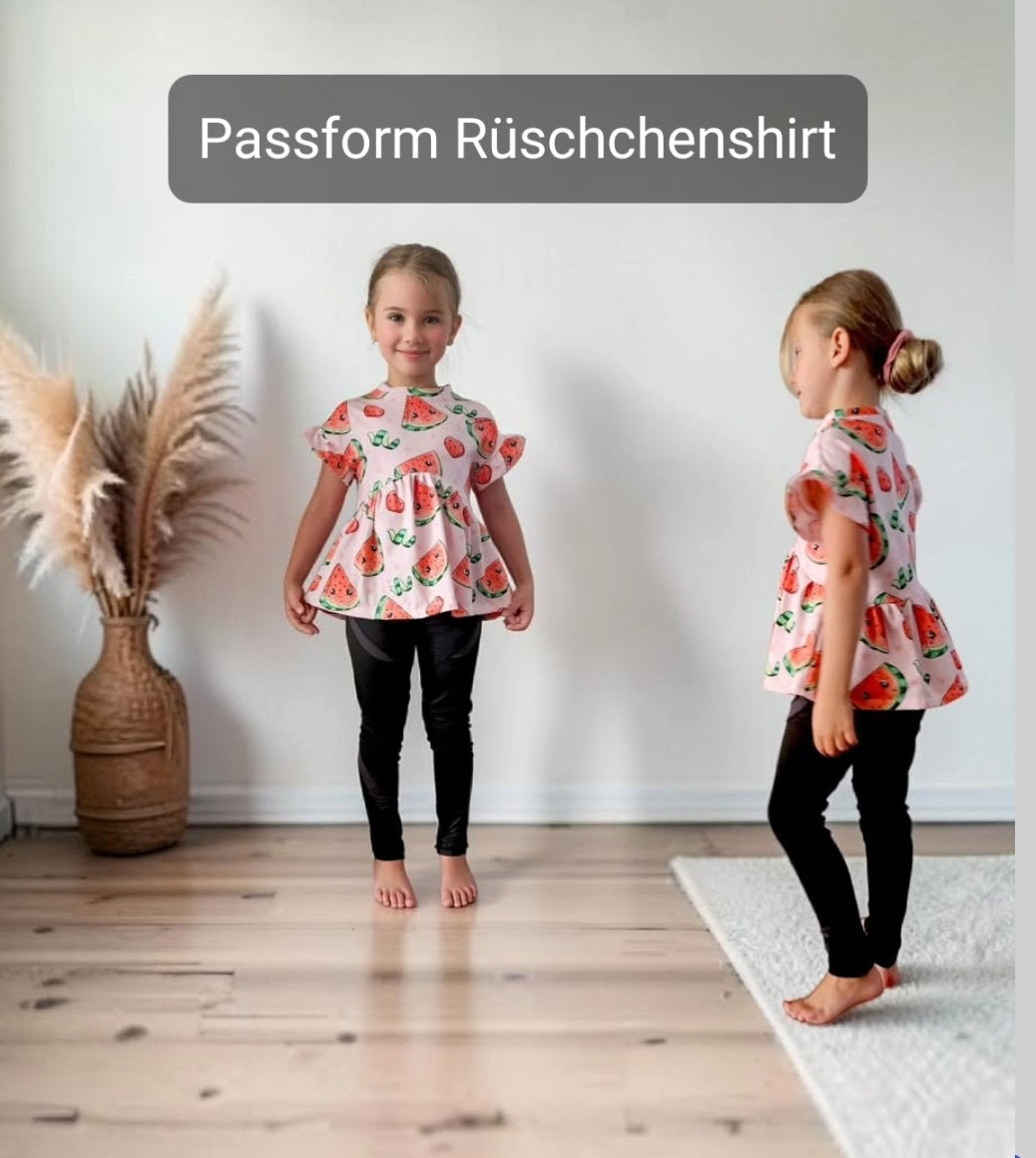 Rüschchenshirt Gr.122 / Kitty