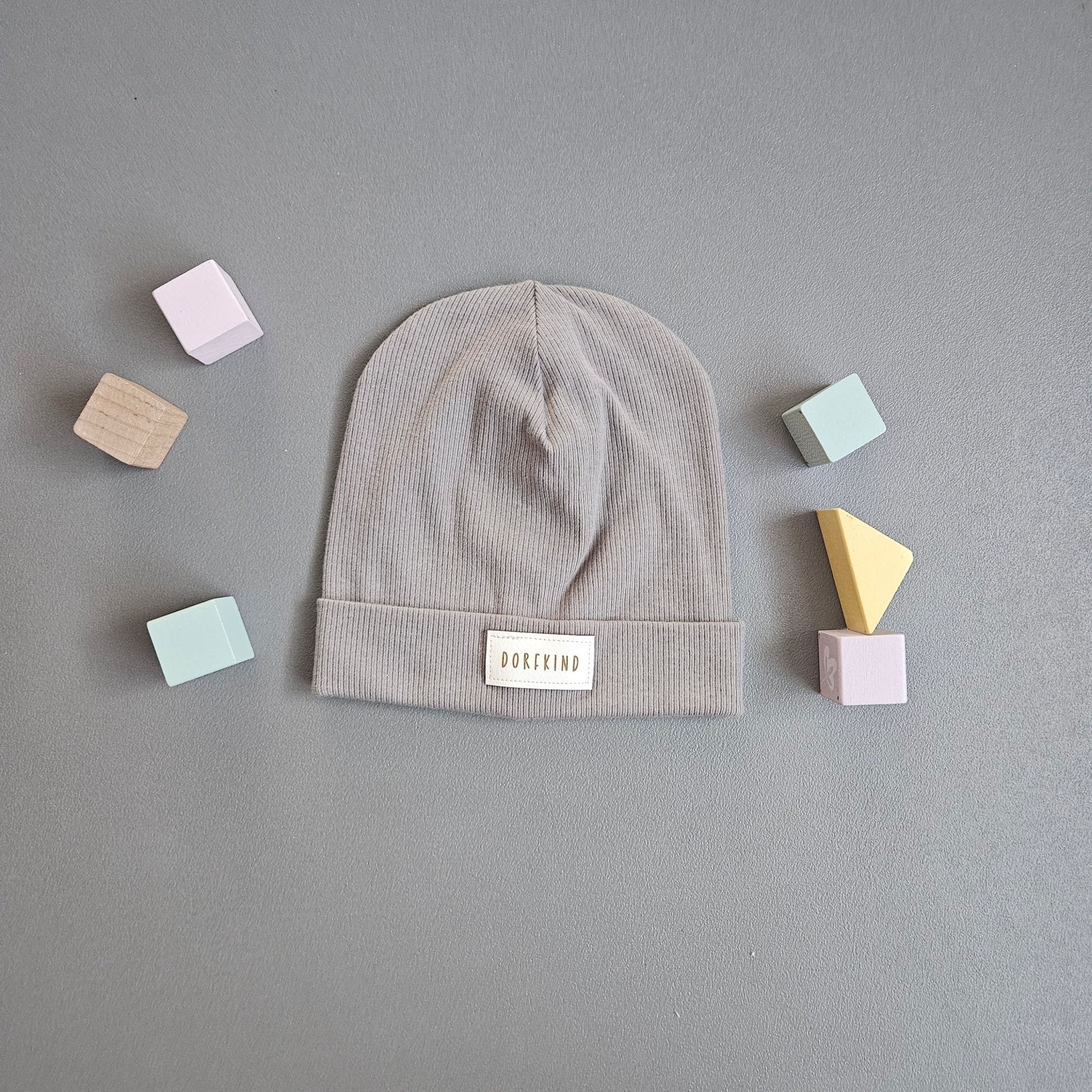 Beanie Ku.49 - 53 cm / Dorfkind / grau - Kalie - Kids