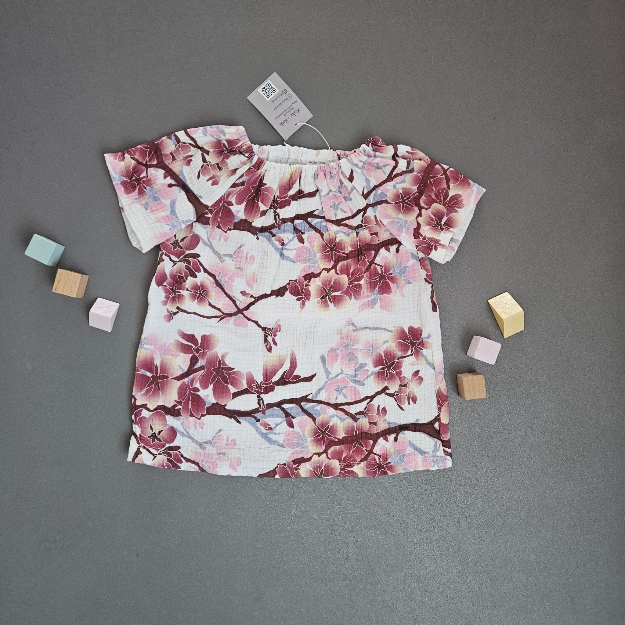 T-Shirt Gr.110 / Kirschblüte - Kalie - Kids