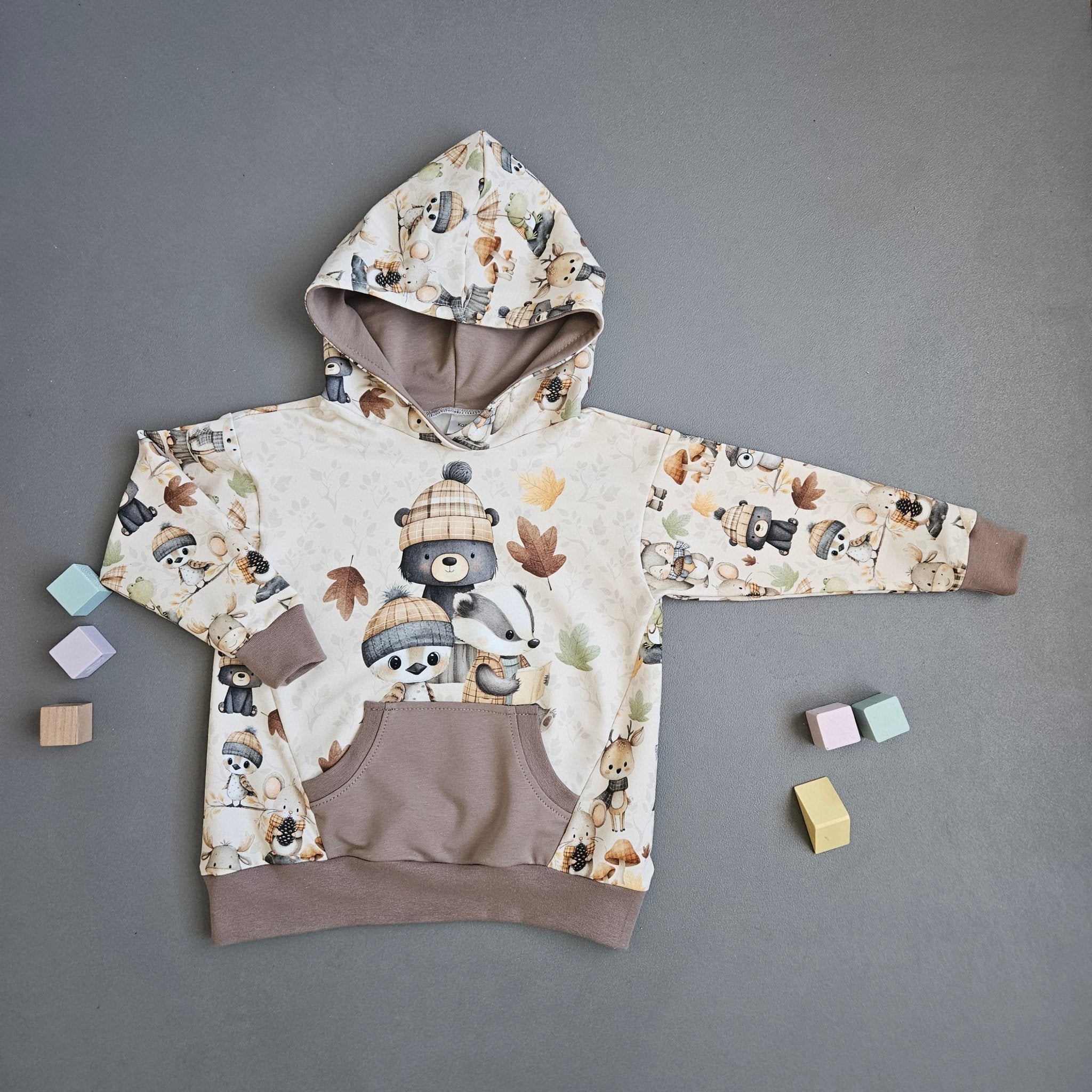 Hoodie Gr.98 / Herbstfreunde - Kalie - Kids