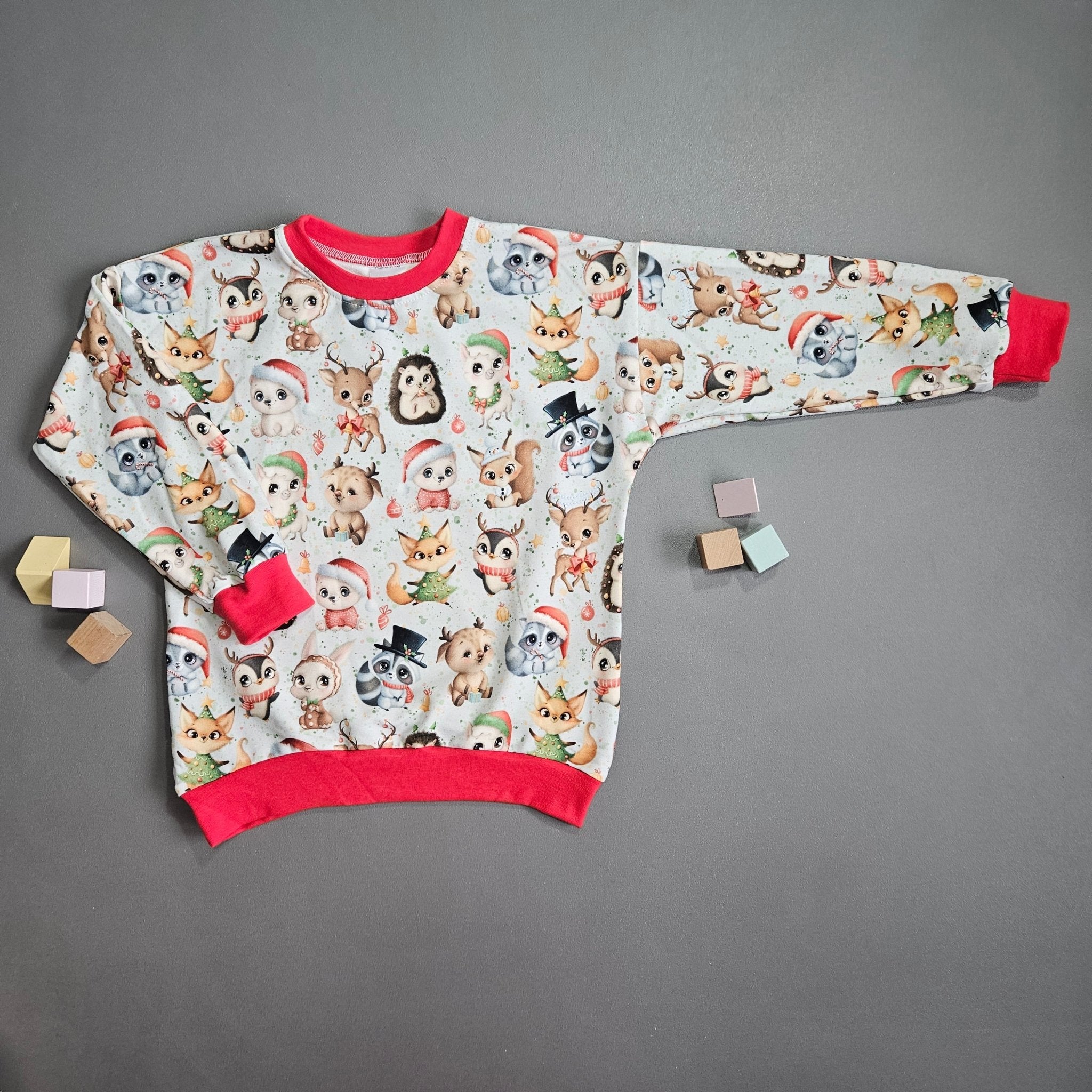 Pullover Gr.122 / Weihnachtsfreunde - Kalie - Kids