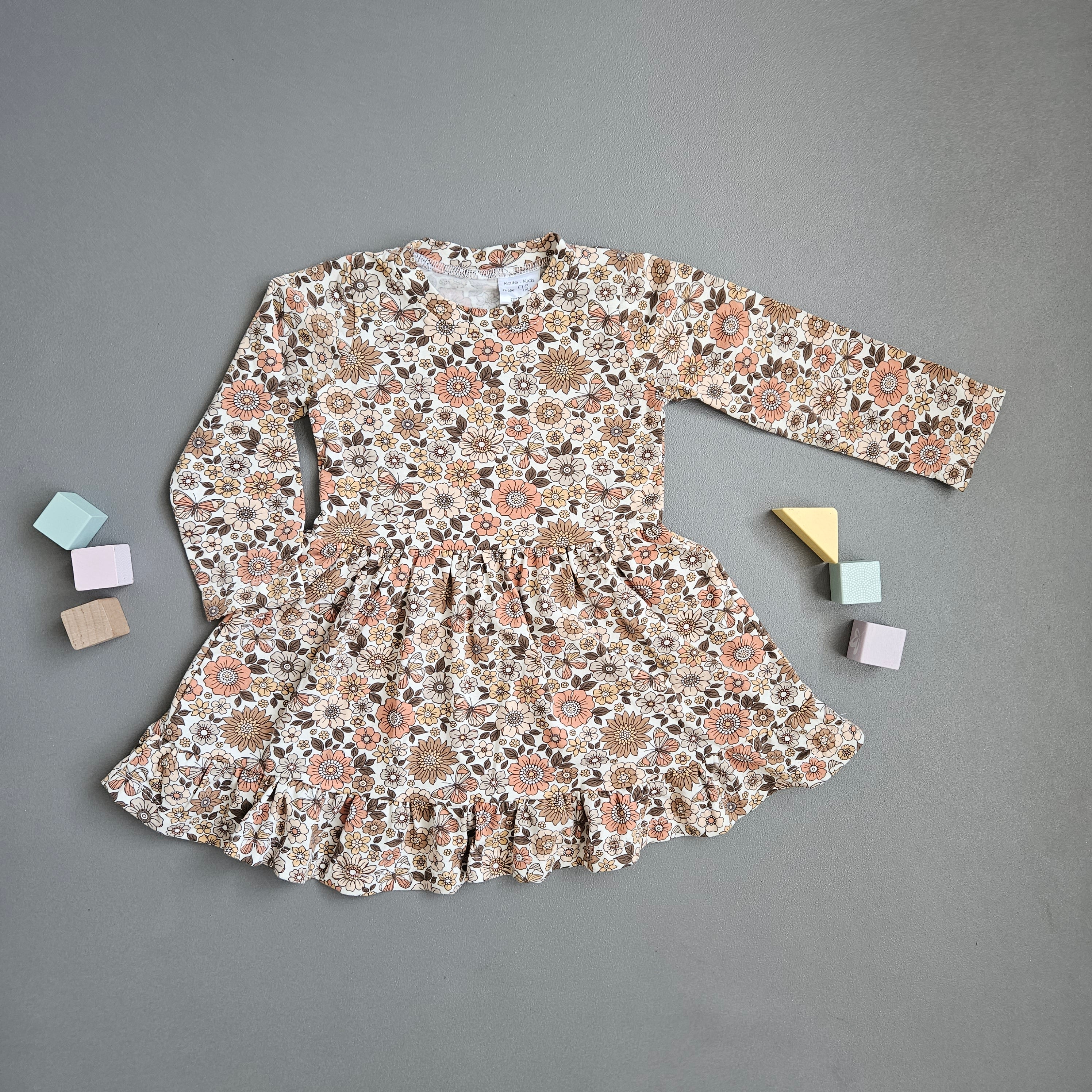Kleid Gr.92 / Herbstblüte