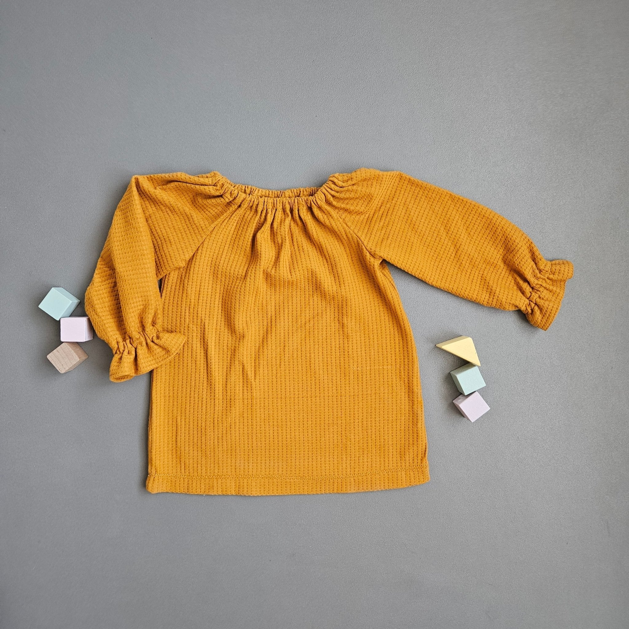 Bluse Gr.110 / Ocker - Kalie - Kids