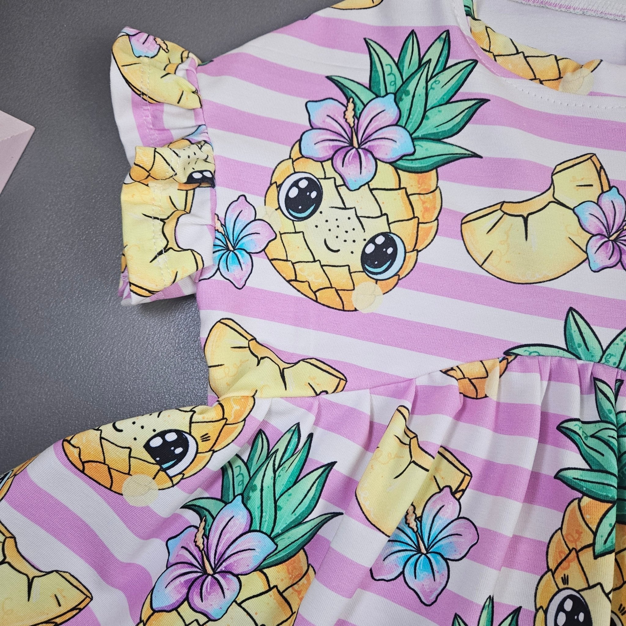 Rüschchenshirt Gr.86 / Ananas - Kalie - Kids