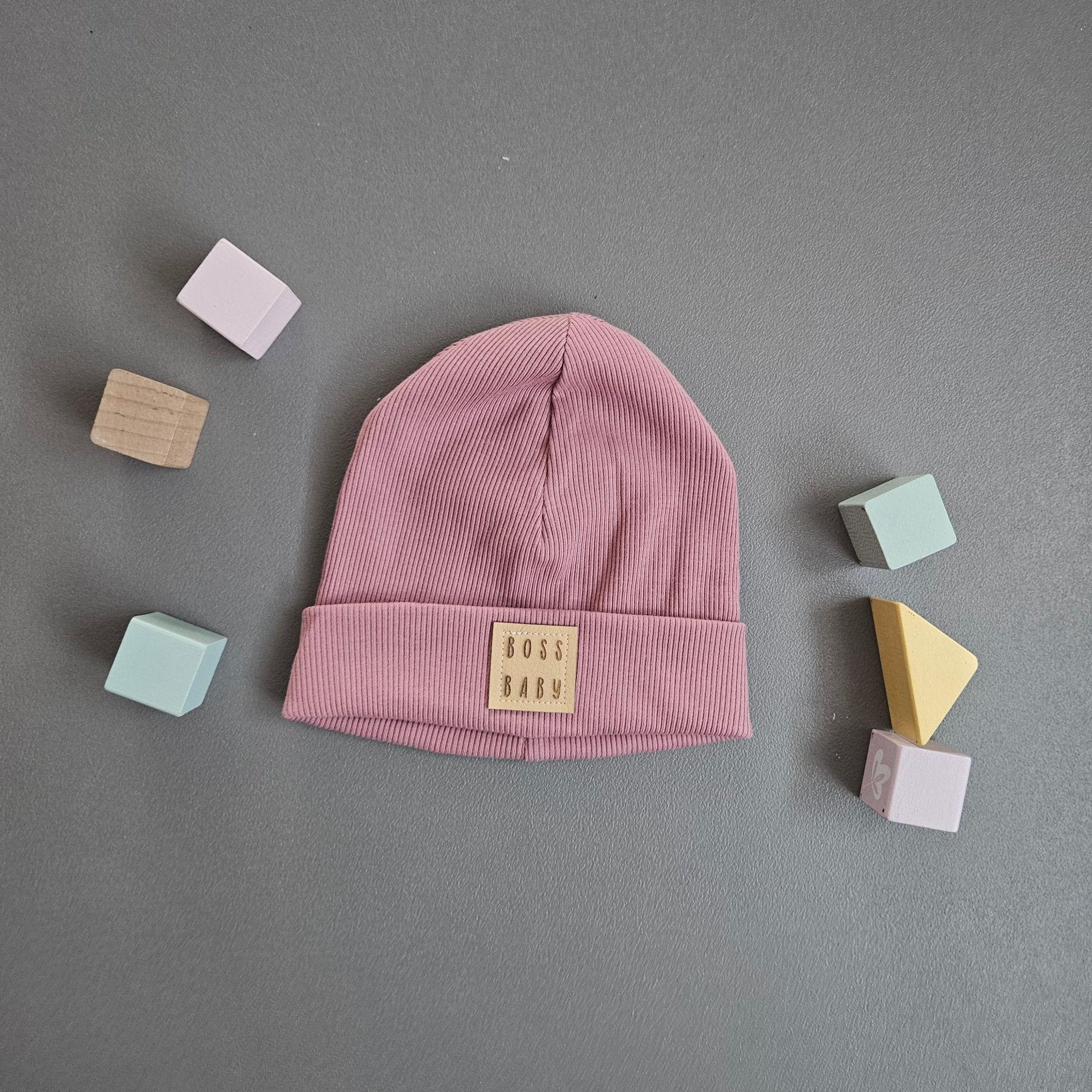 Beanie Ku. 45 - 48 cm / Boss Baby / rosa - Kalie - Kids