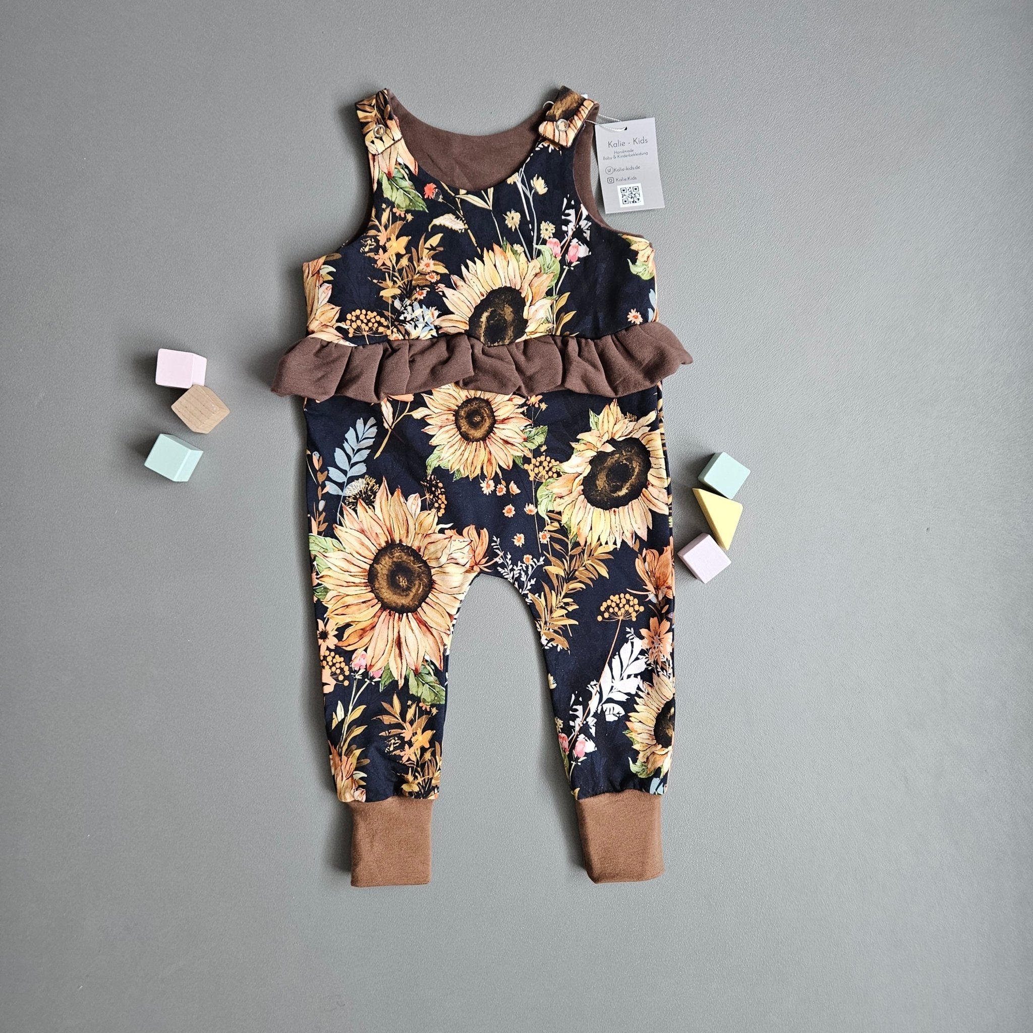 Strampler Gr.80 / Sonnenblumen - Kalie - Kids