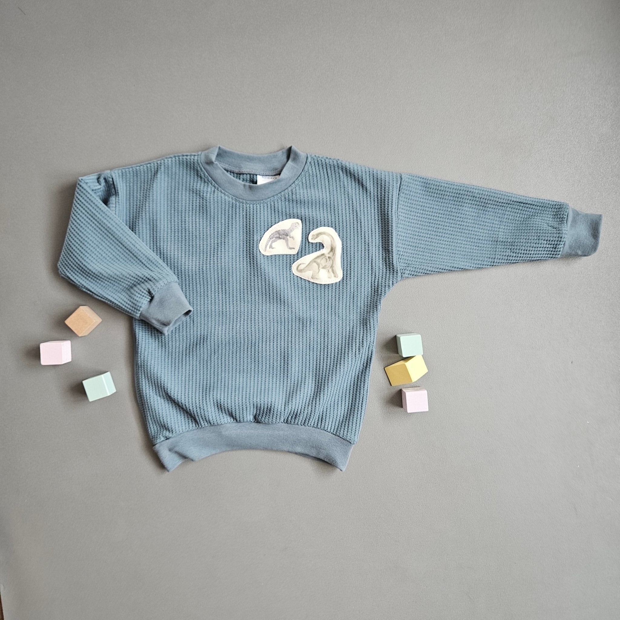 Pullover Gr.86 / blau dino - Kalie - Kids