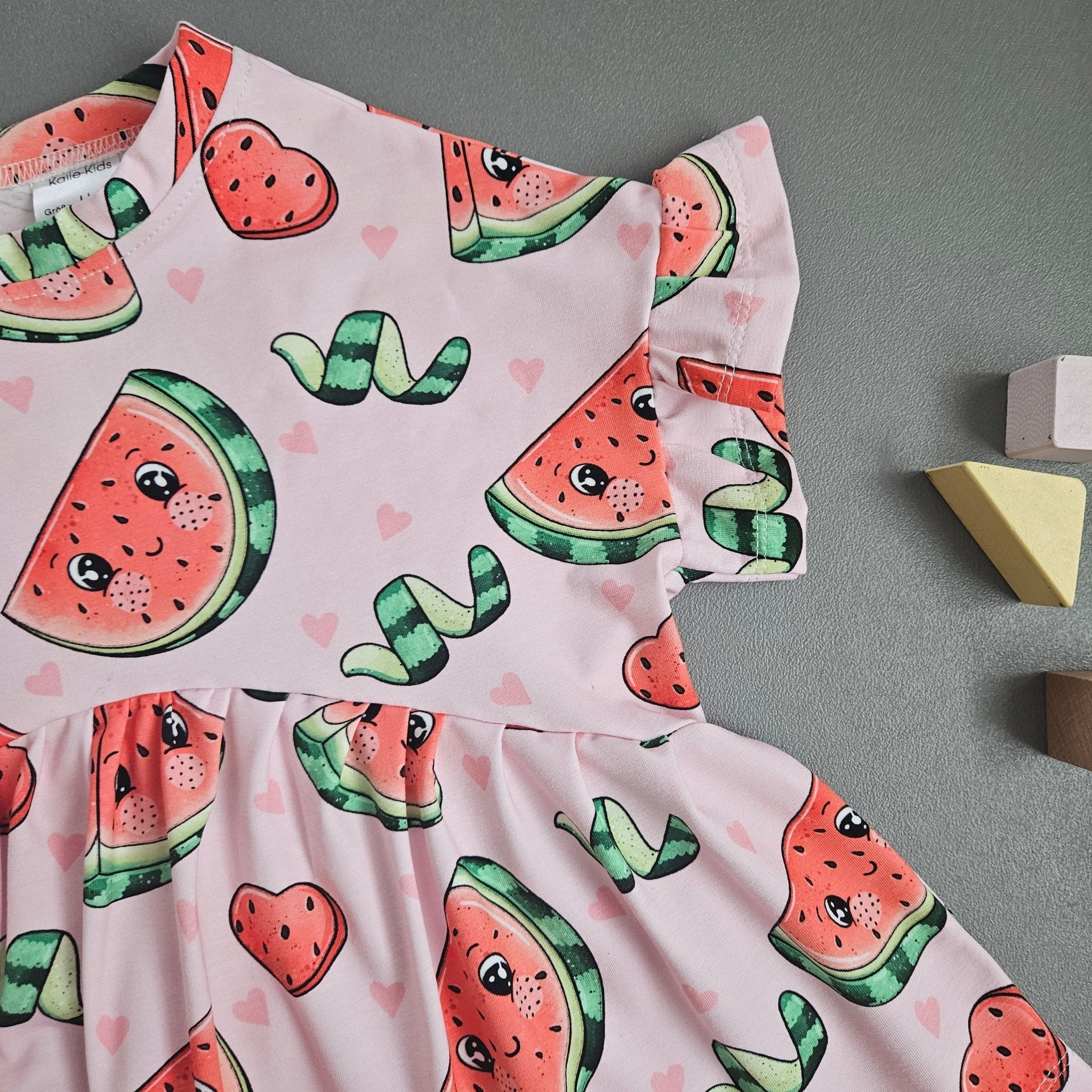 Rüschchenshirt Gr.80 / Melone - Kalie - Kids