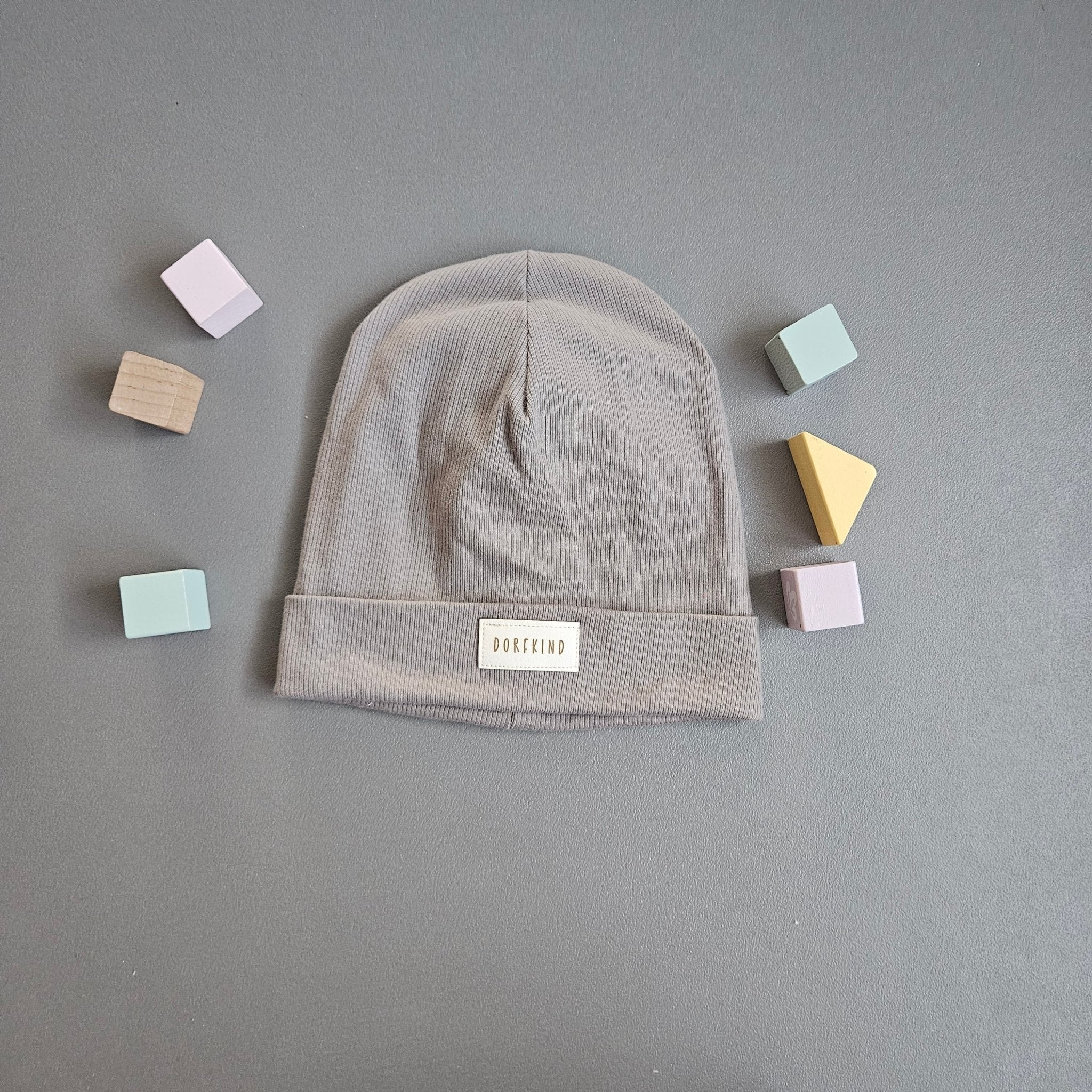 Beanie Ku. 54 - 59cm / Dorfkind grau - Kalie - Kids