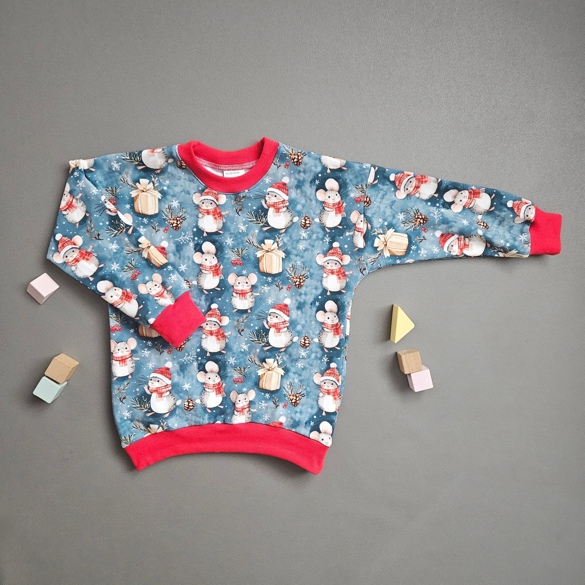 Pullover Gr.86 / Wintermäusschen - Kalie - Kids