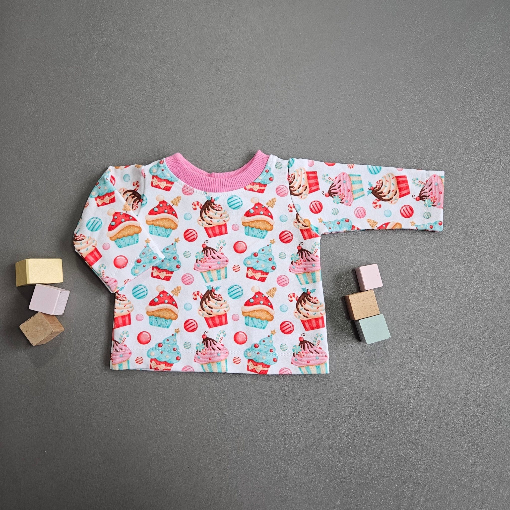 Langarmshirt Gr.56 / Muffins - Kalie - Kids