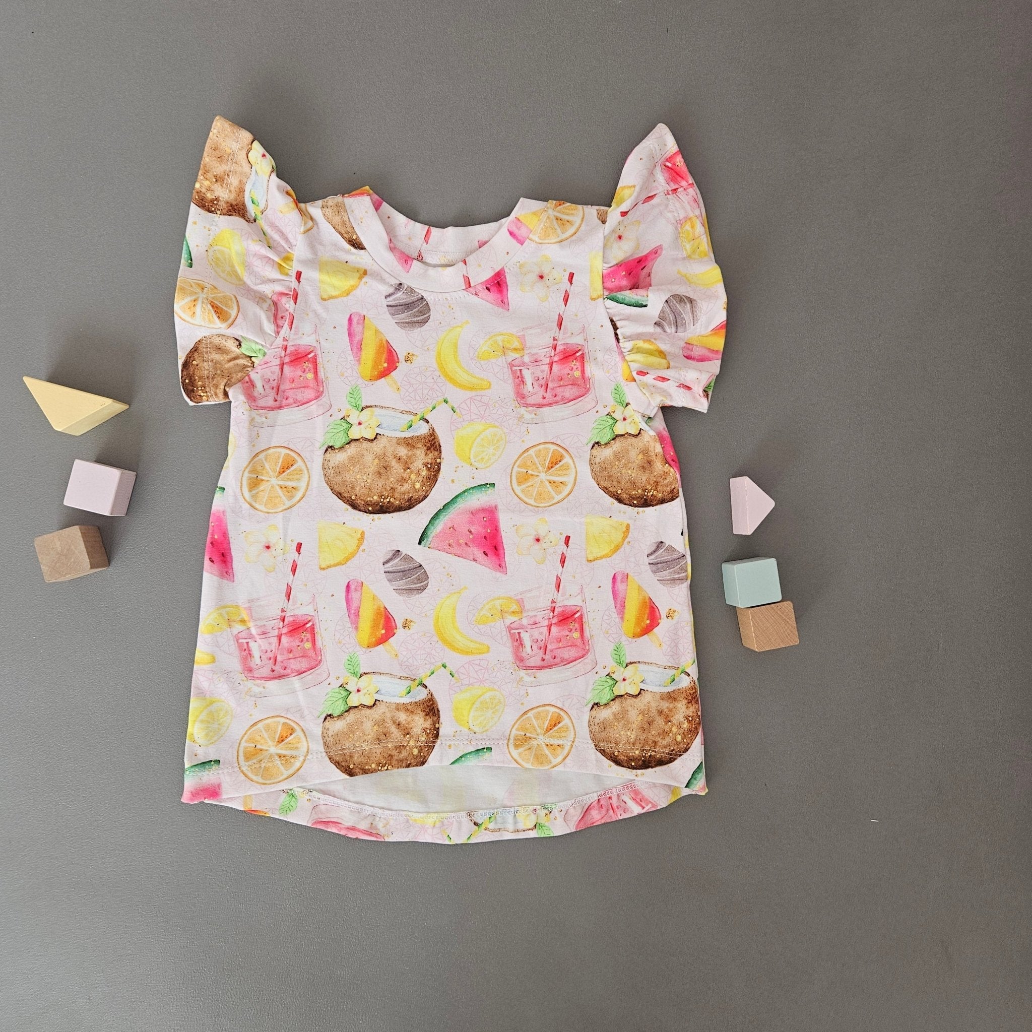 T-Shirt Gr.104 / Obst - Kalie - Kids