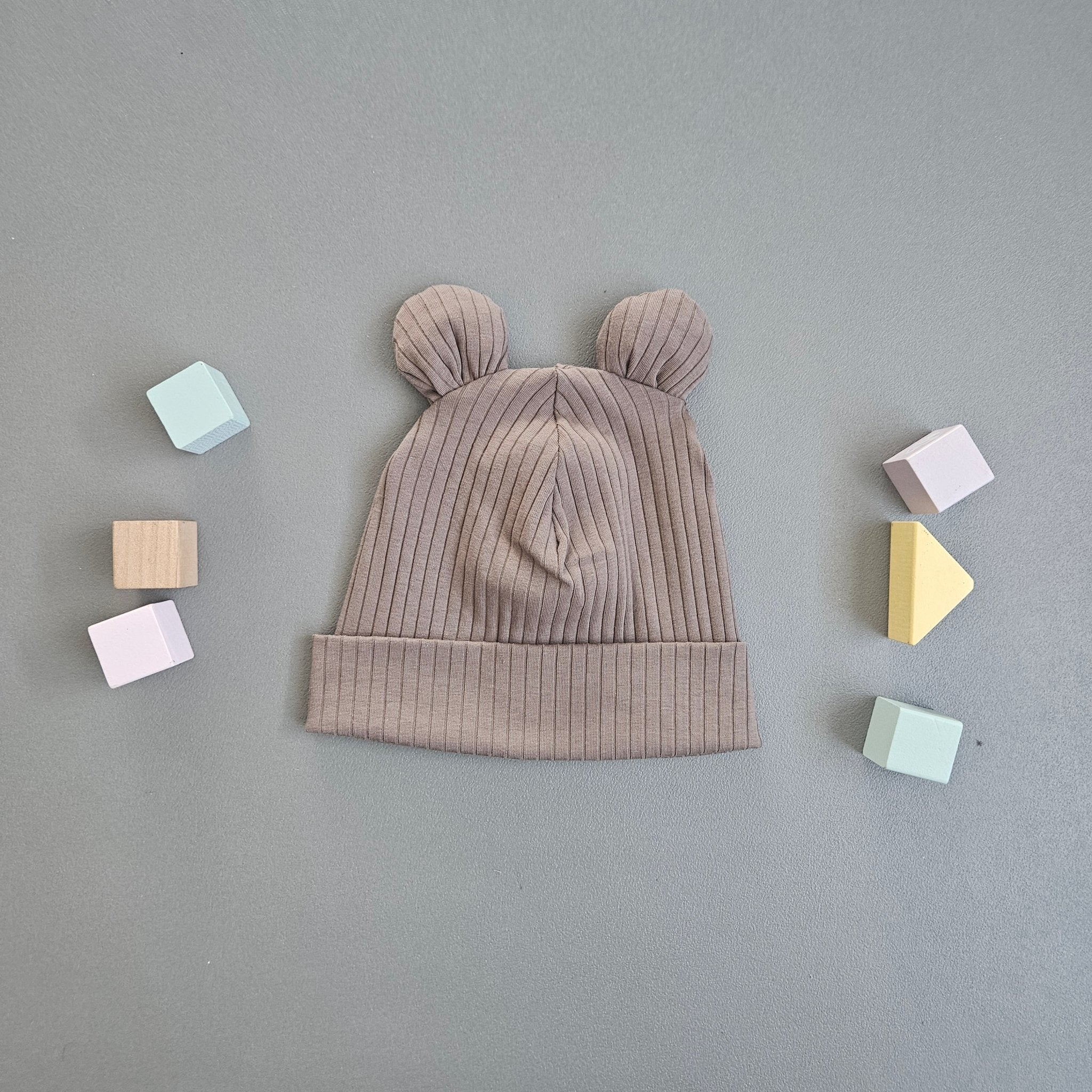 Beanie Ku. 49 - 53 cm / braun Öhrchen - Kalie - Kids