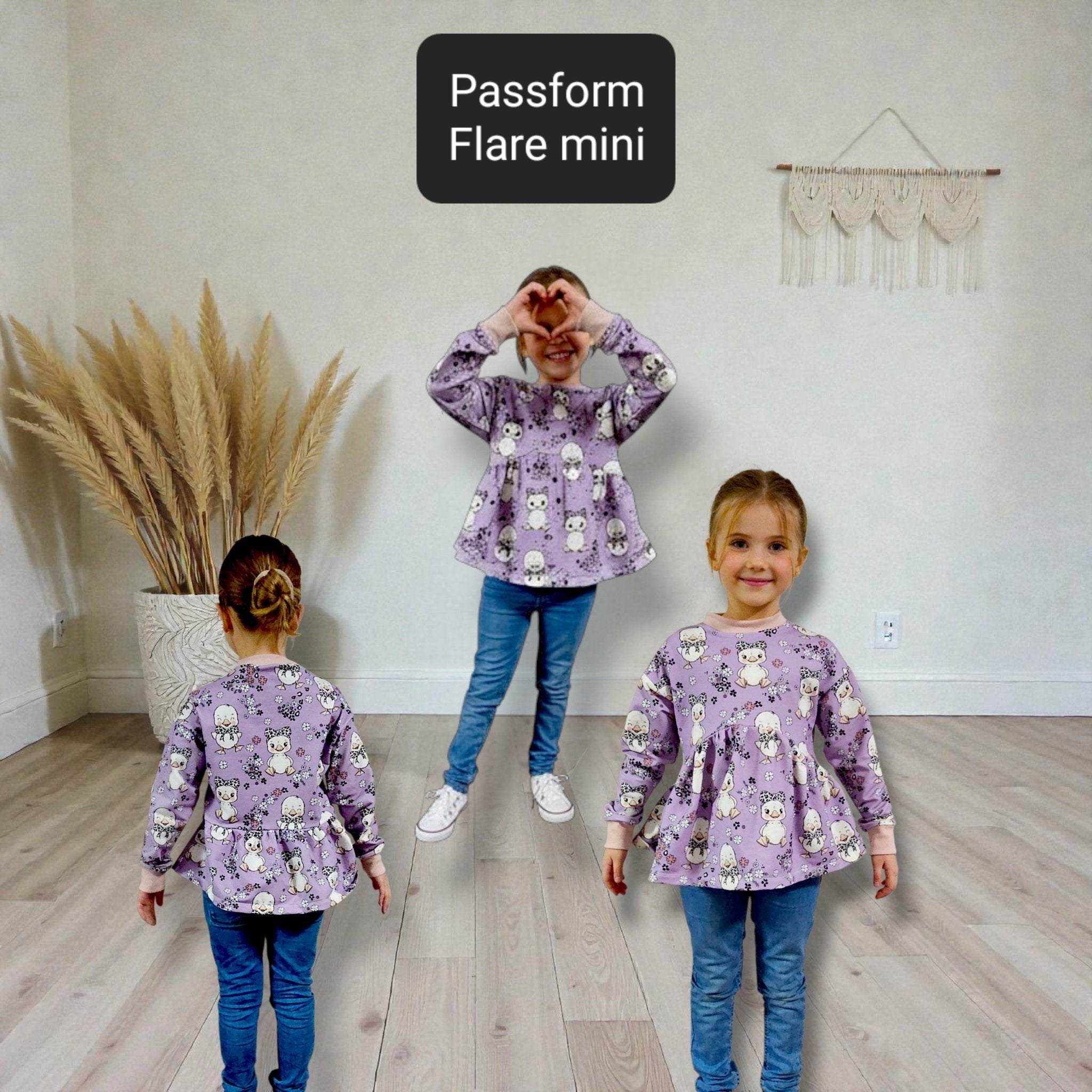 Flare mini Gr.122 / Erdbeeren - Kalie - Kids