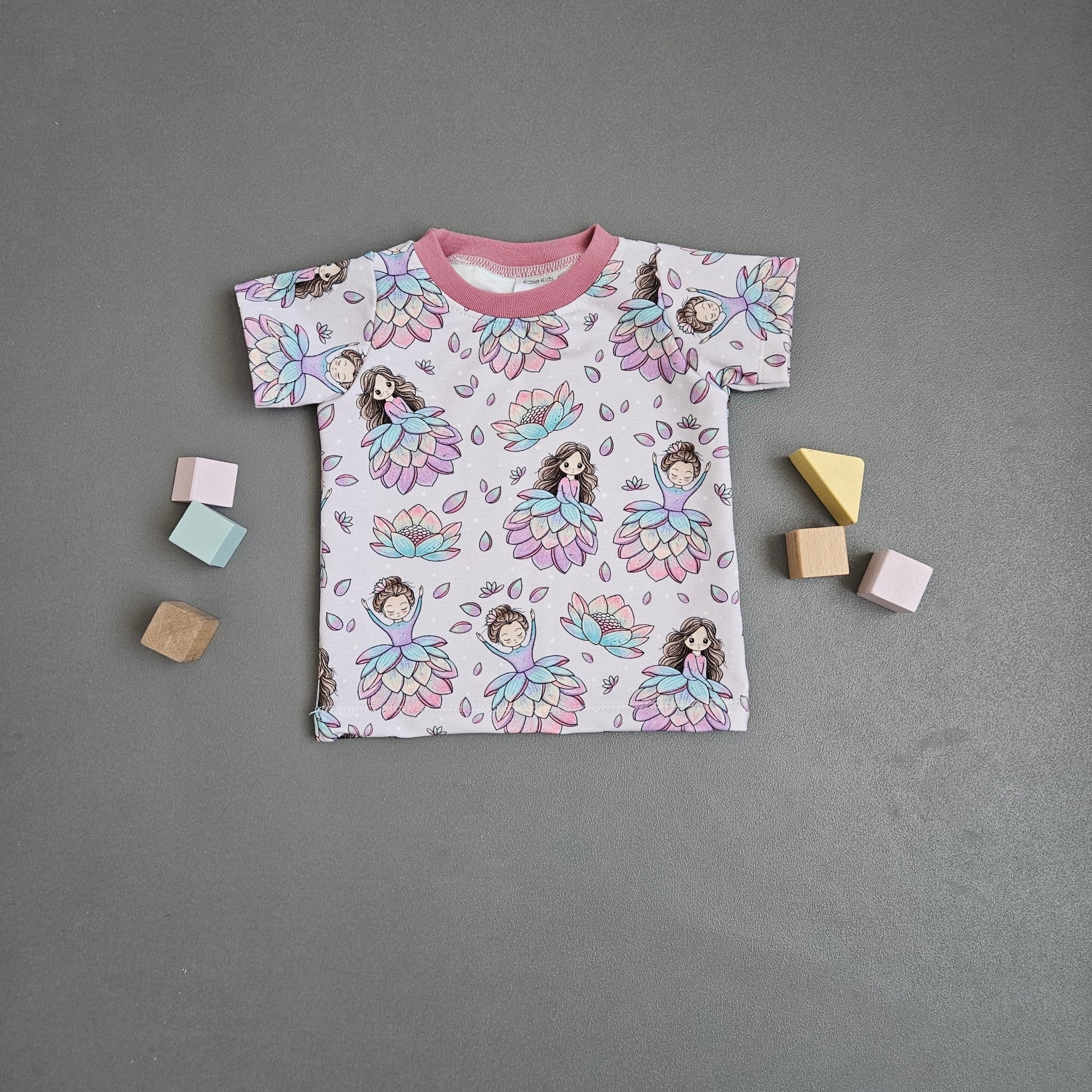 T-Shirt Gr.68 / Blumen Mädchen - Kalie - Kids