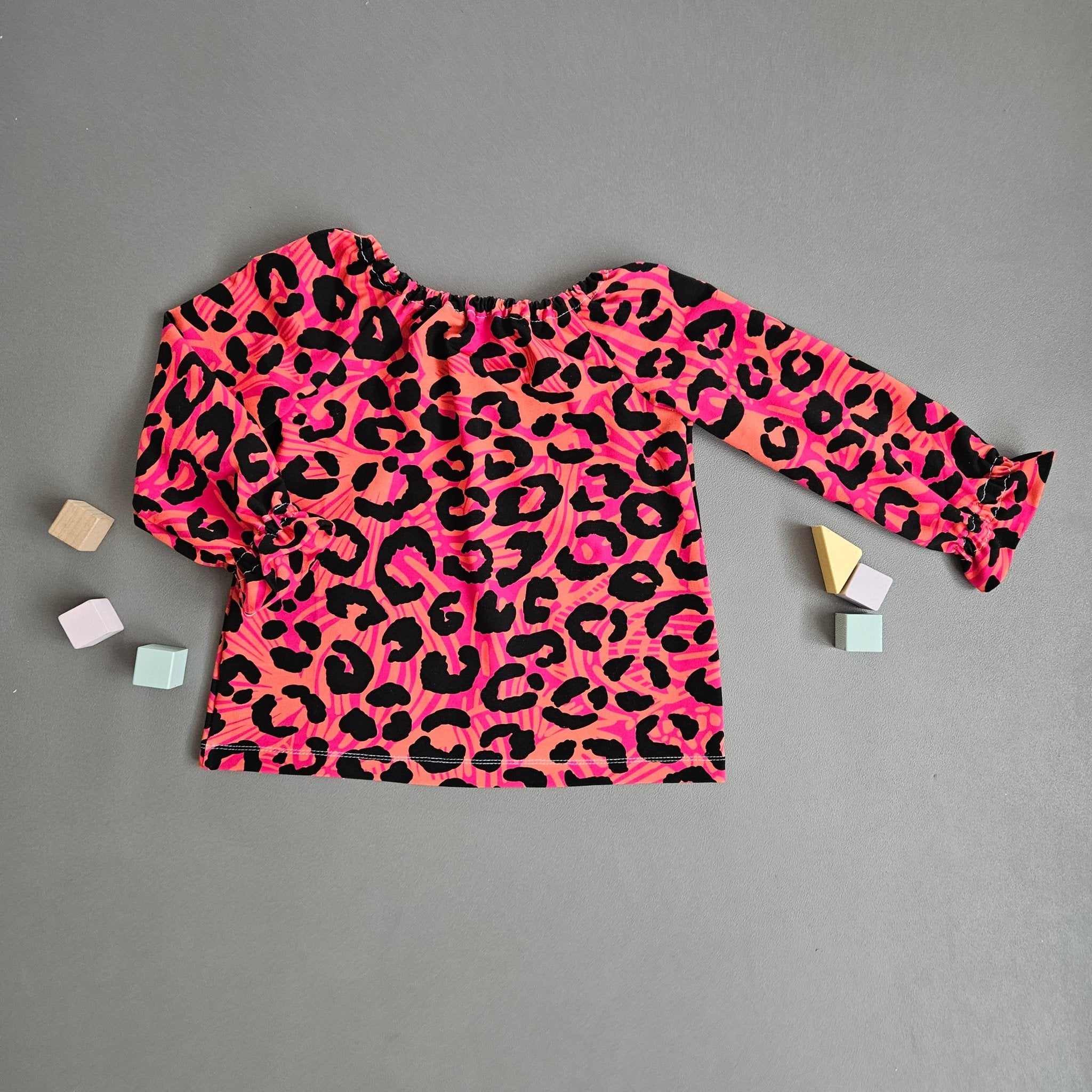 Bluse Gr.104 / Leo pink - Kalie - Kids