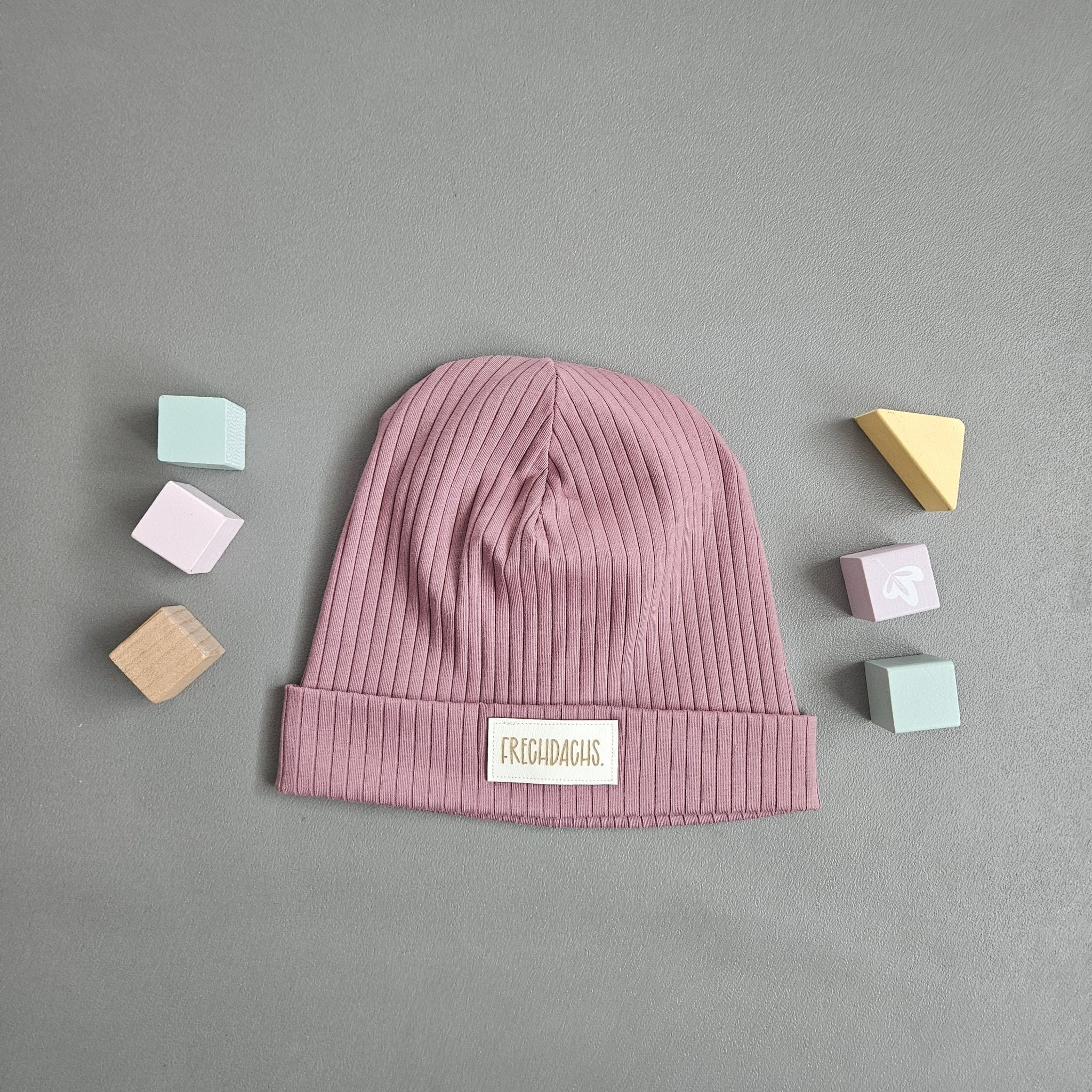 Beanie Ku. 54 - 59 cm / rosa / Frechdachs - Kalie - Kids