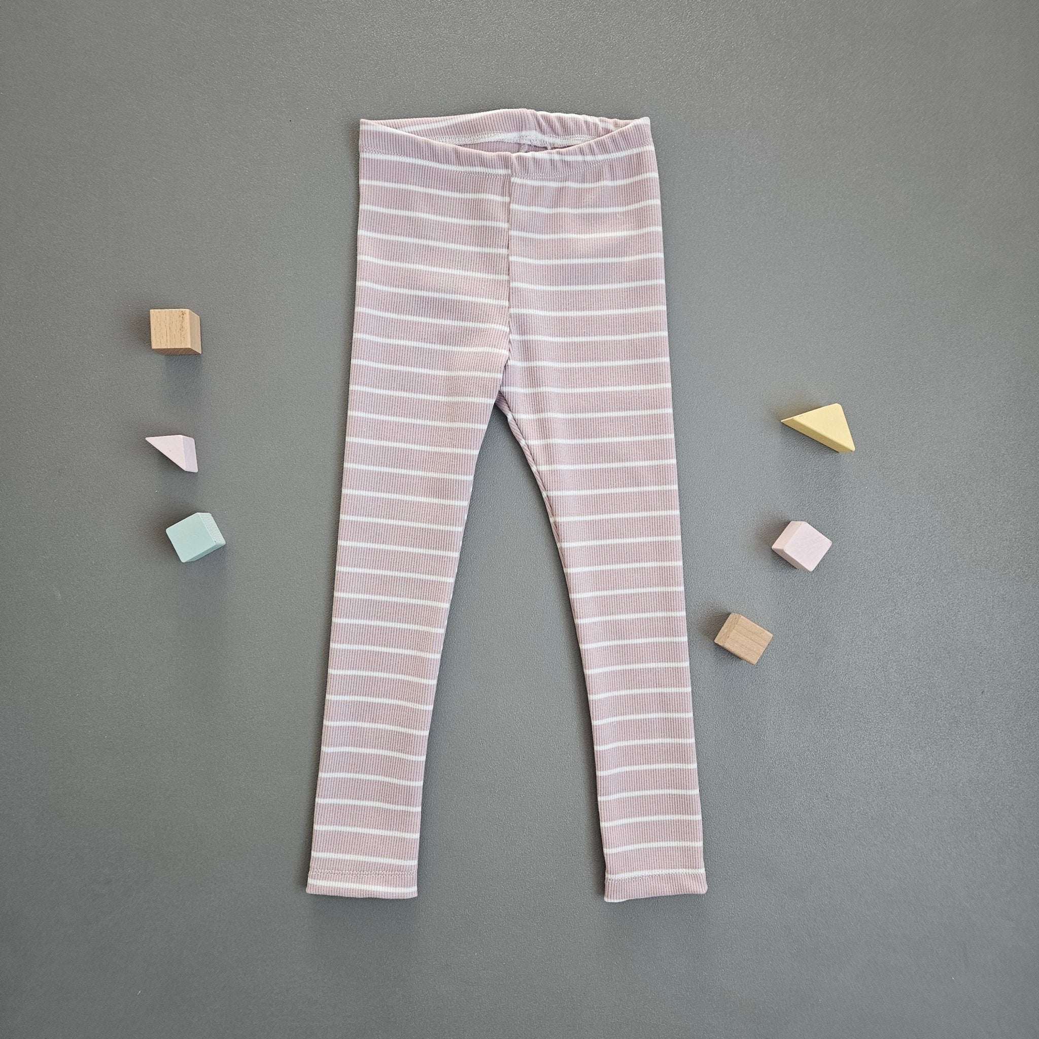 Leggings 92 / Rosa Streifen - Kalie - Kids