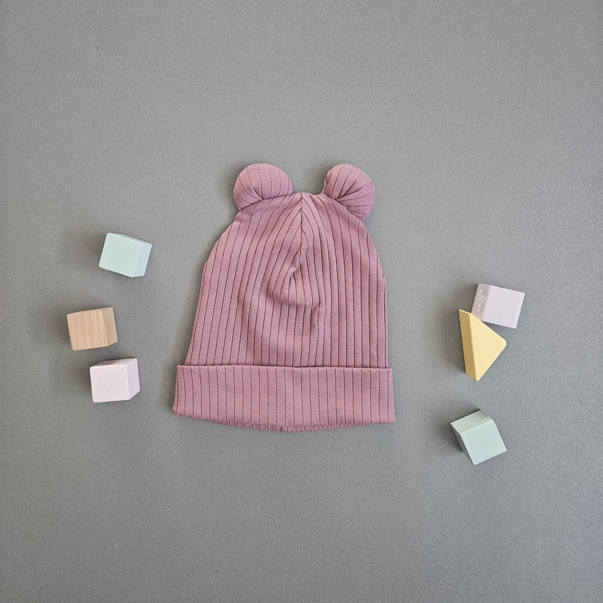 Beanie Ku. 49 - 53 cm / rosa Öhrchen - Kalie - Kids