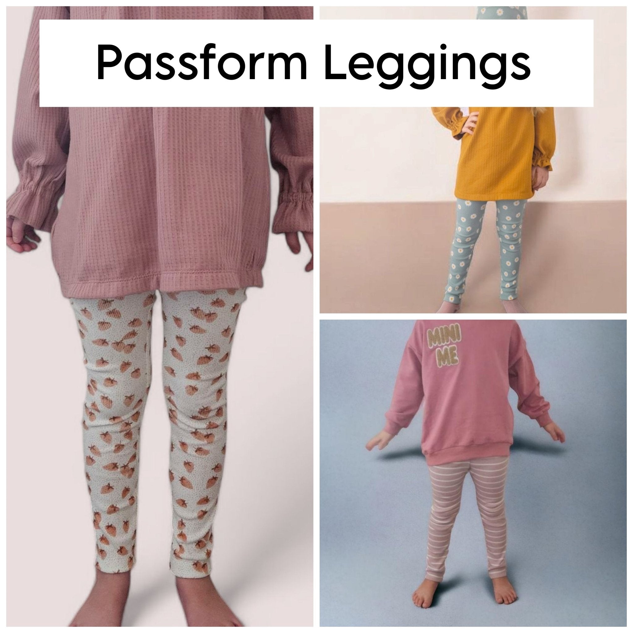 Leggings Gr.104 / Blumenwiese - Kalie - Kids