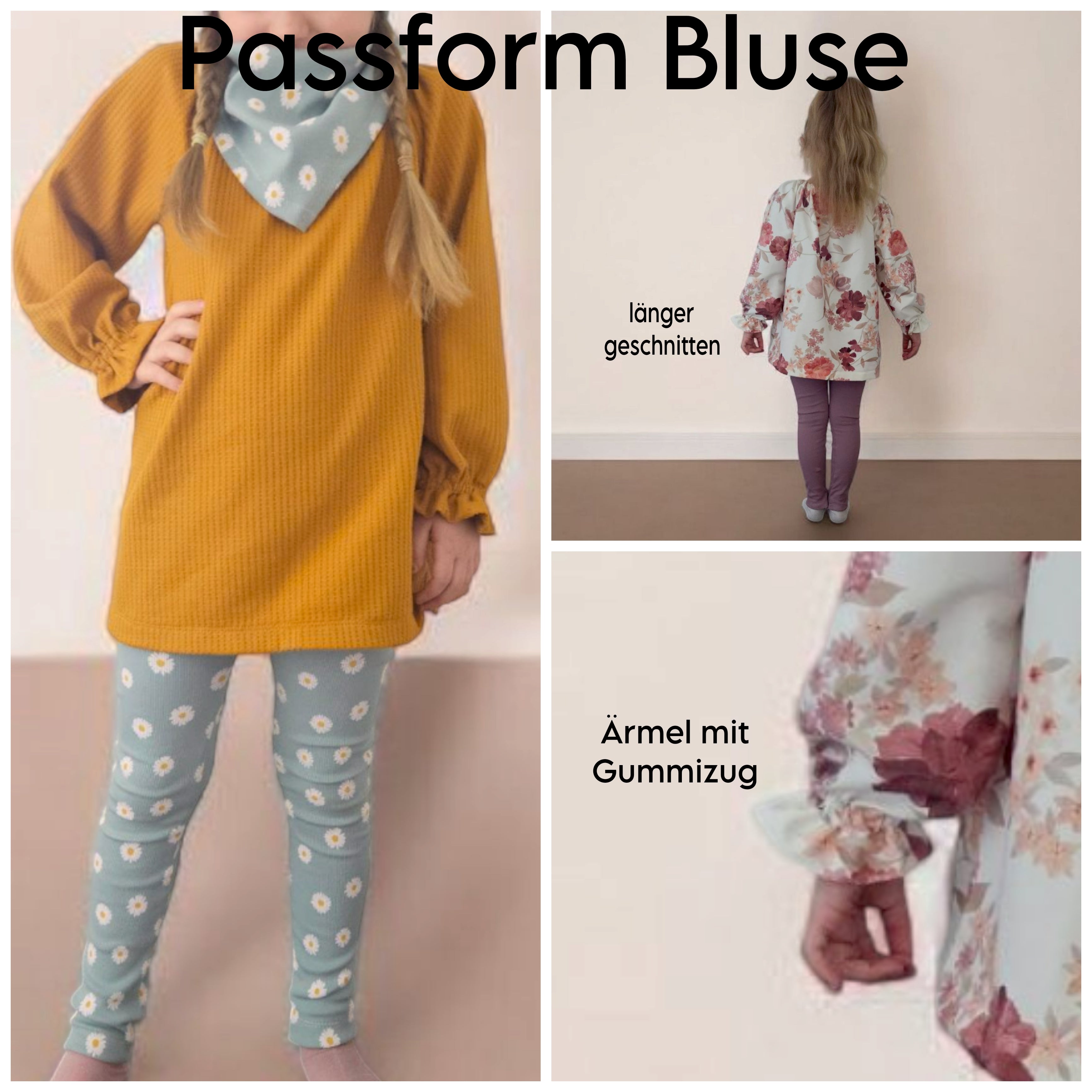 Bluse Gr.104 / Leo pink