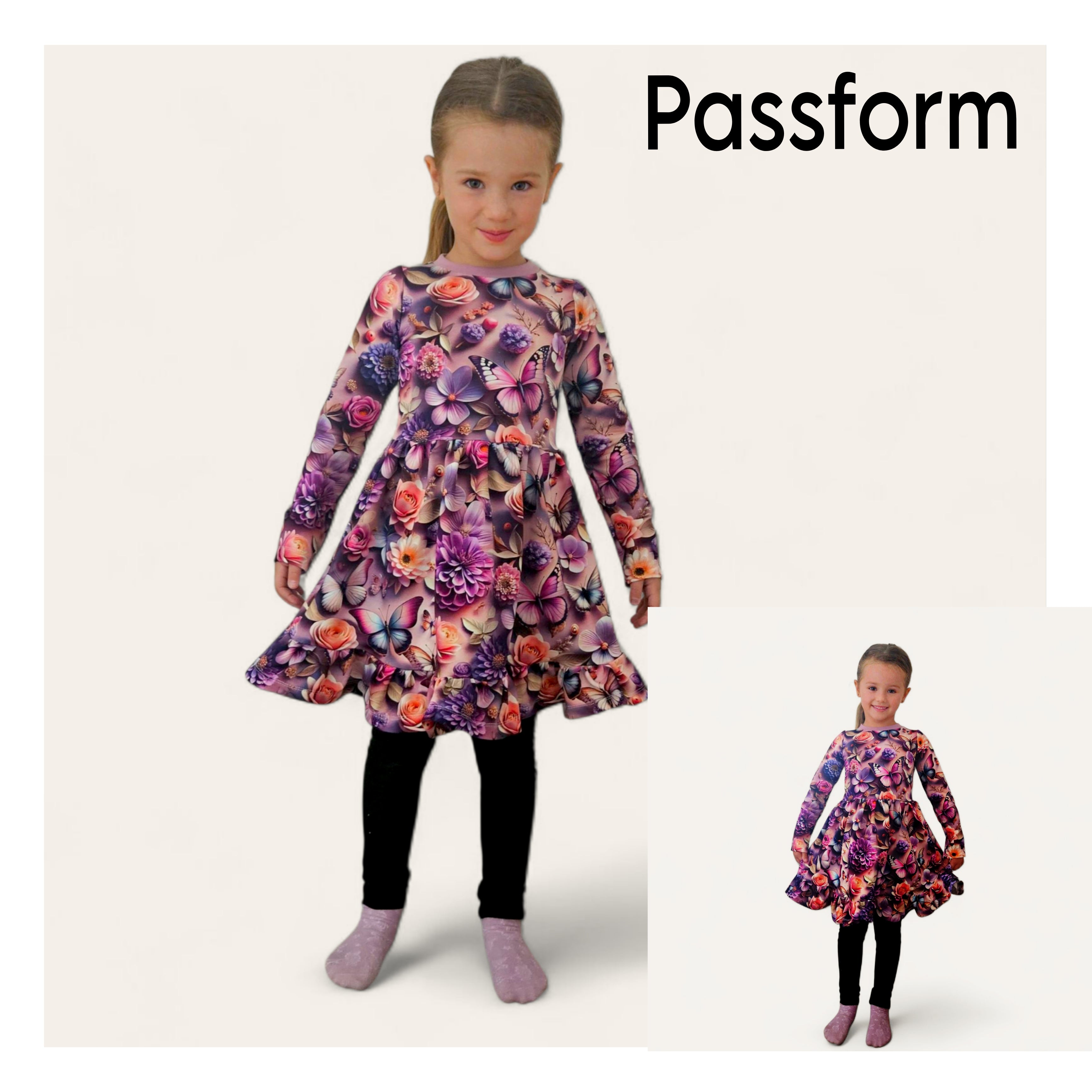 Kleid Gr.92 / Herbstblüte
