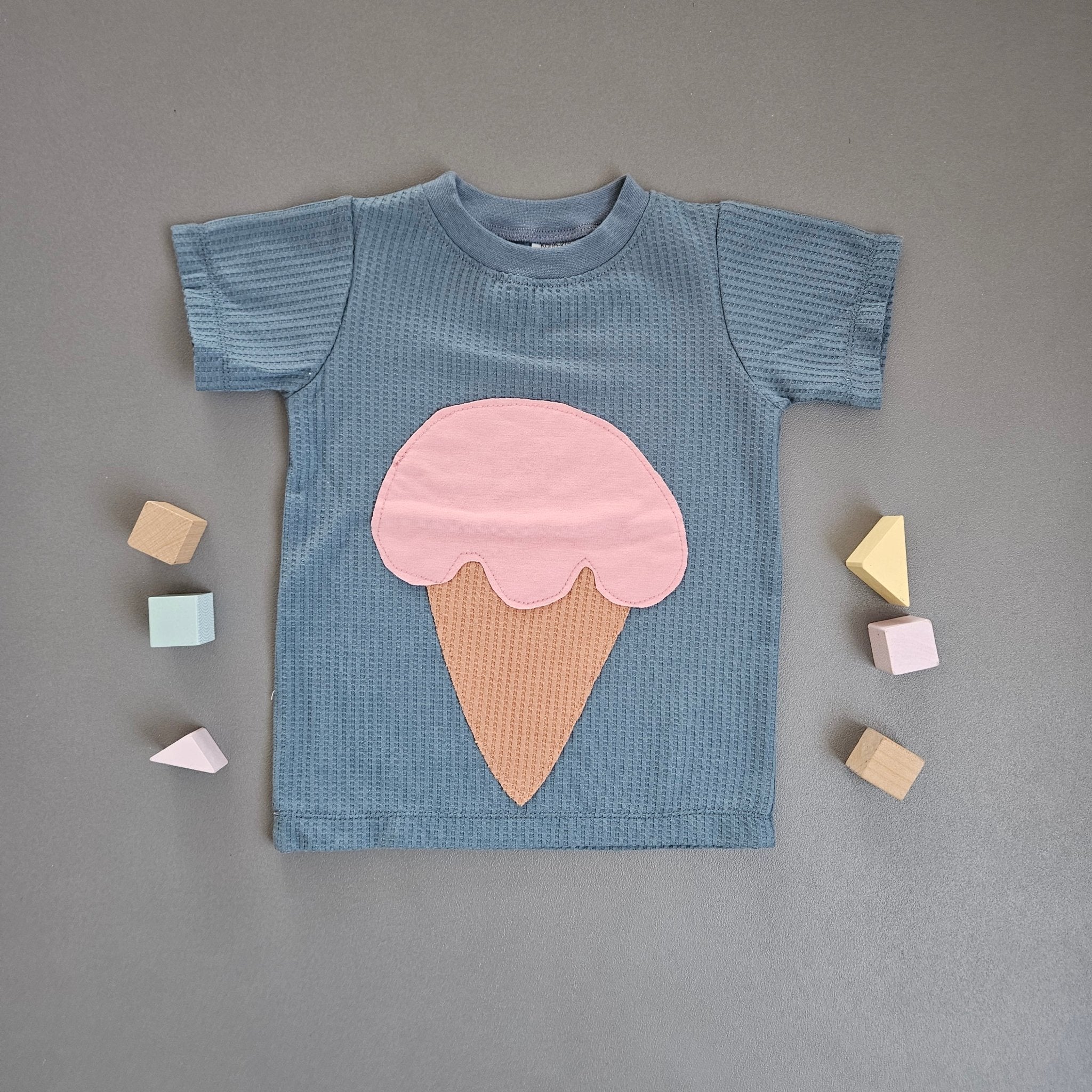 T-Shirt Gr.98 / blau Eis - Kalie - Kids