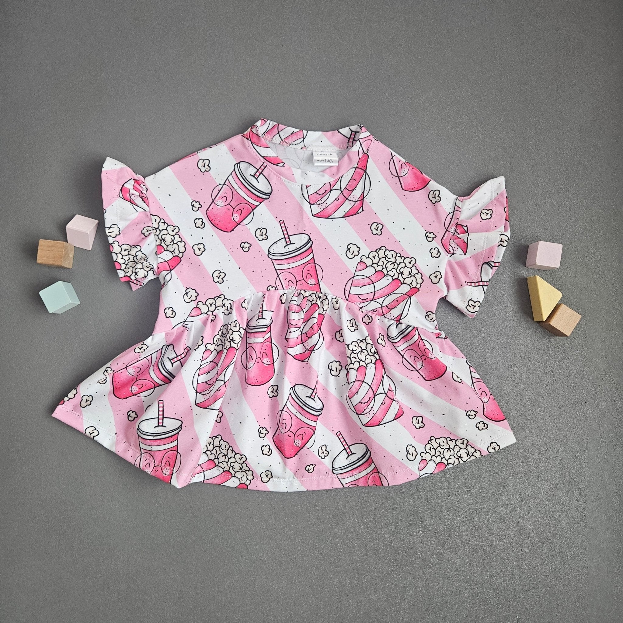 Rüschchenshirt Gr.104 / Popcorn - Kalie - Kids