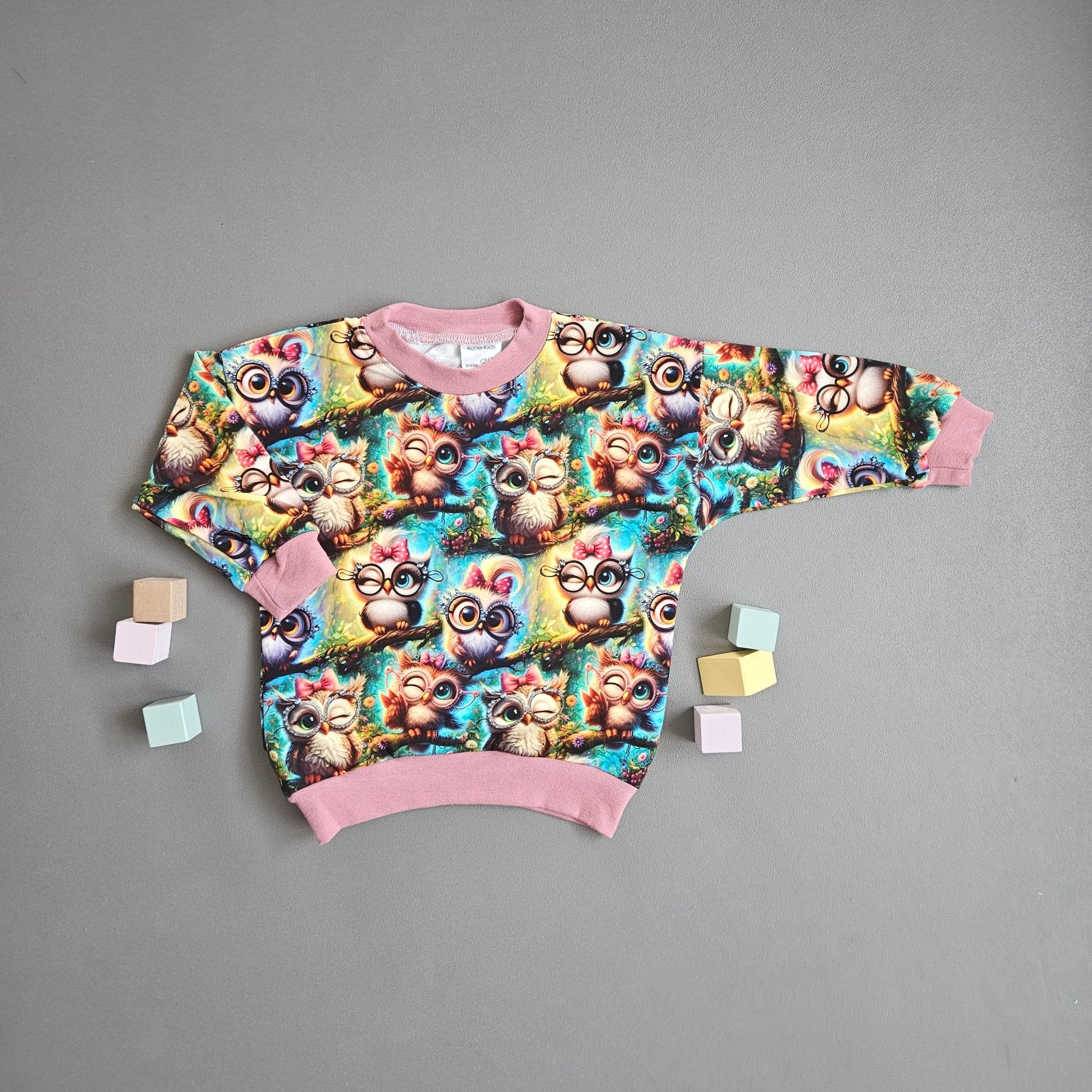 Pullover Gr.80 / Eule - Kalie - Kids