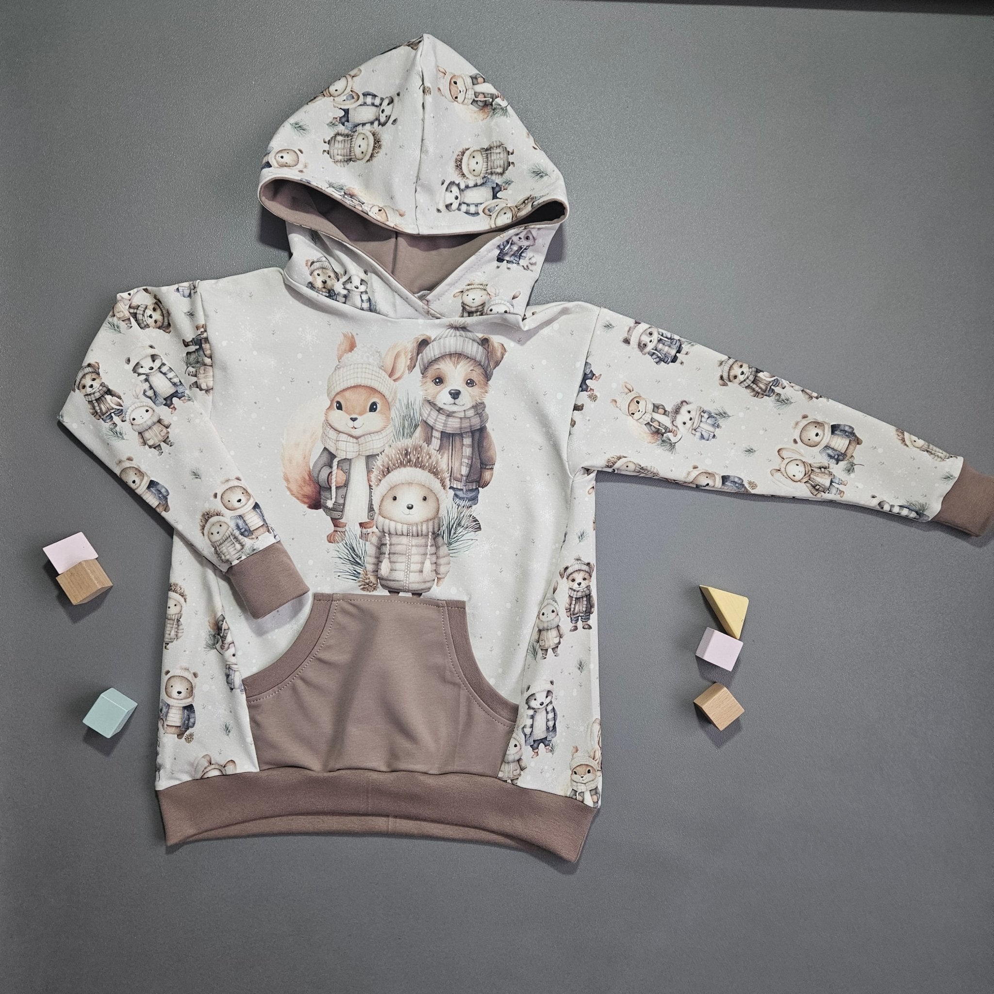 Hoodie Gr.122 / Winterfreunde - Kalie - Kids