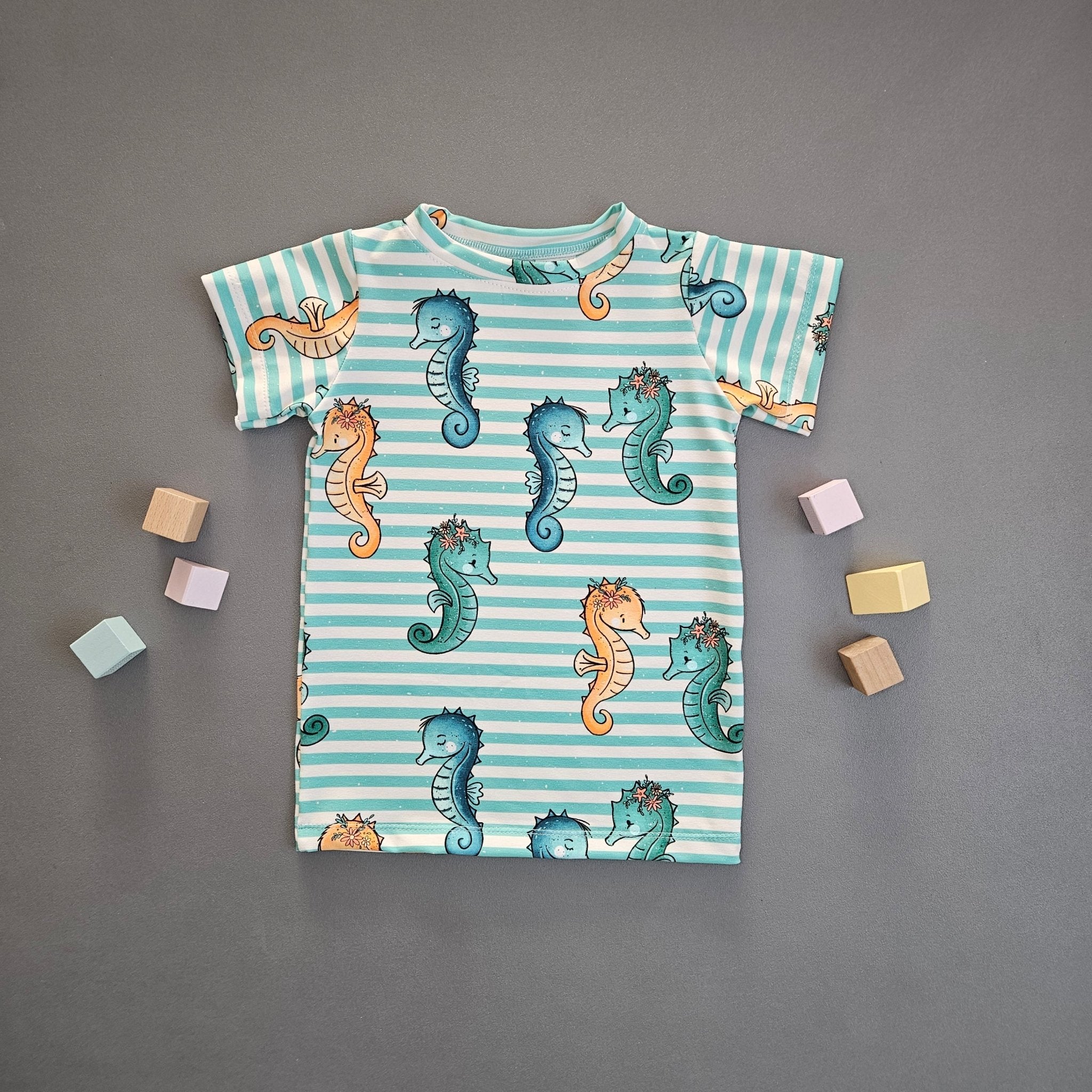 T-Shirt Gr.116 / Seepferdchen - Kalie - Kids