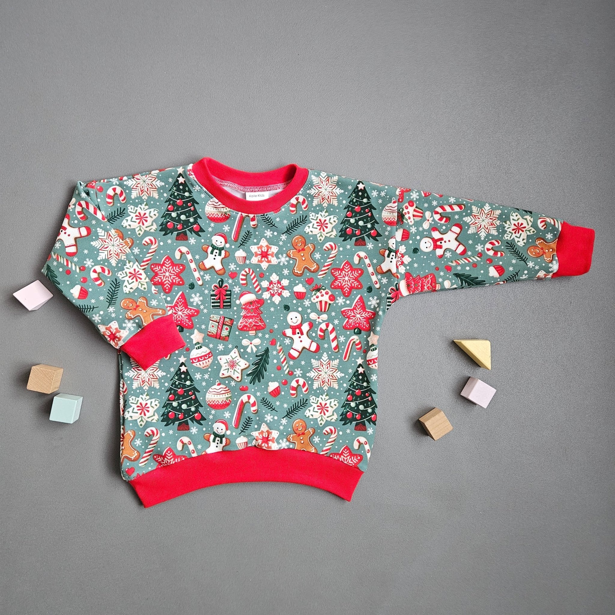 Pullover Gr.104 / Weihnachtsbäckerei - Kalie - Kids