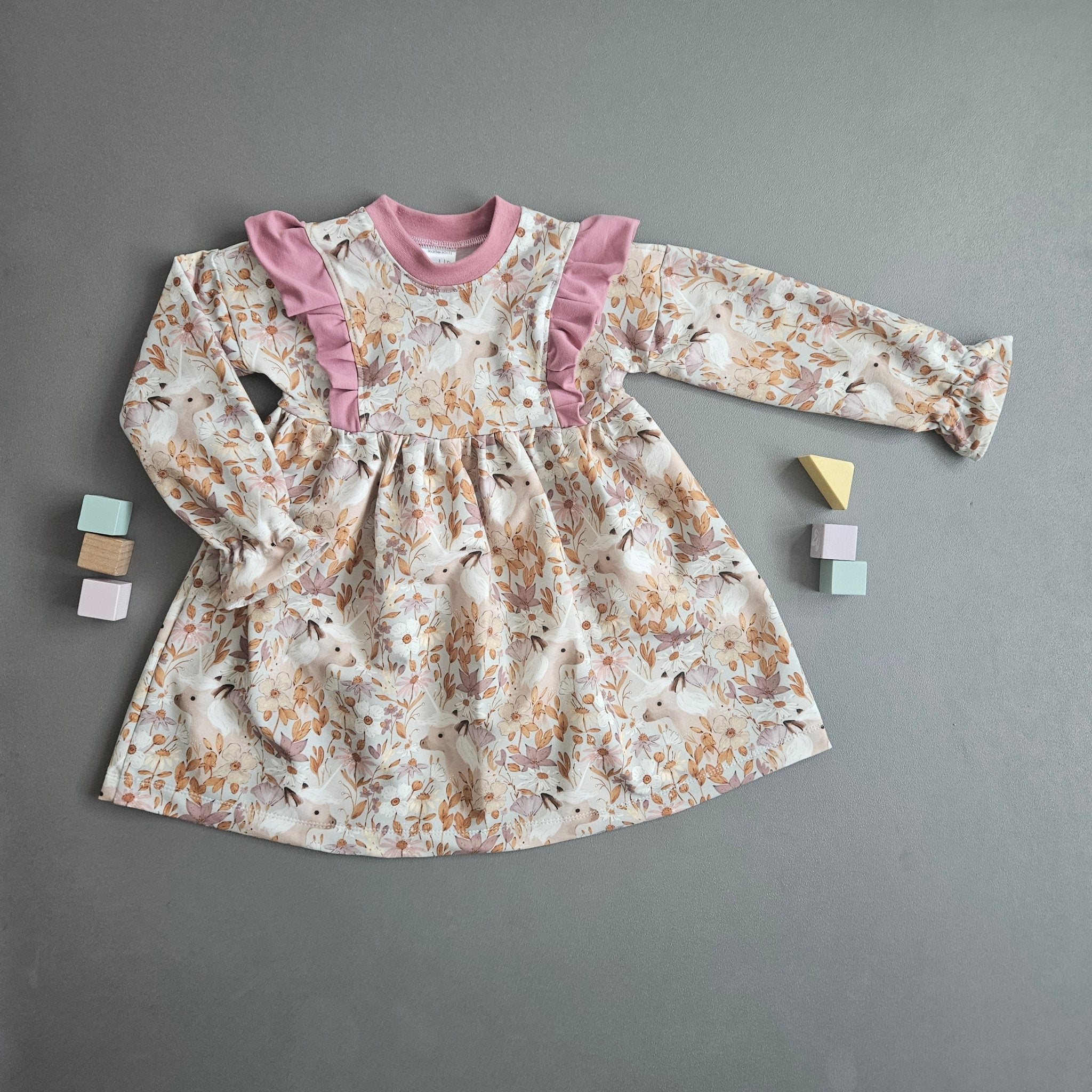 Tunika Gr.104 / Blüteneinhorn - Kalie - Kids