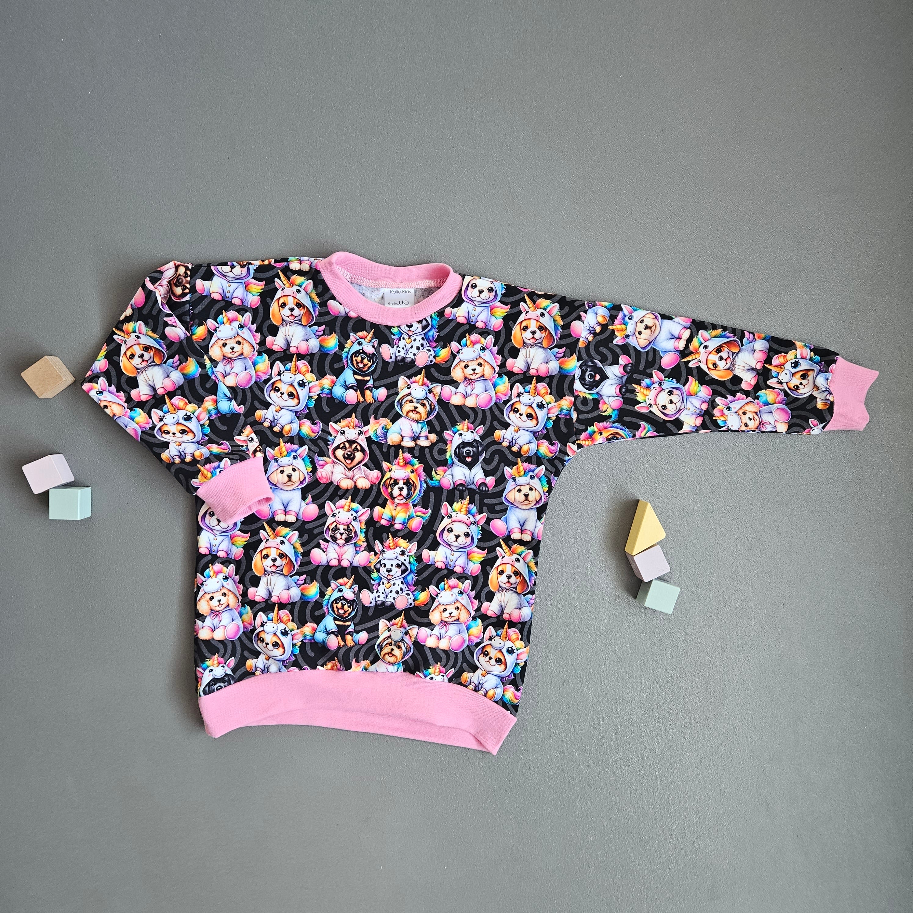 Pullover Gr.116 / Einhornfreunde