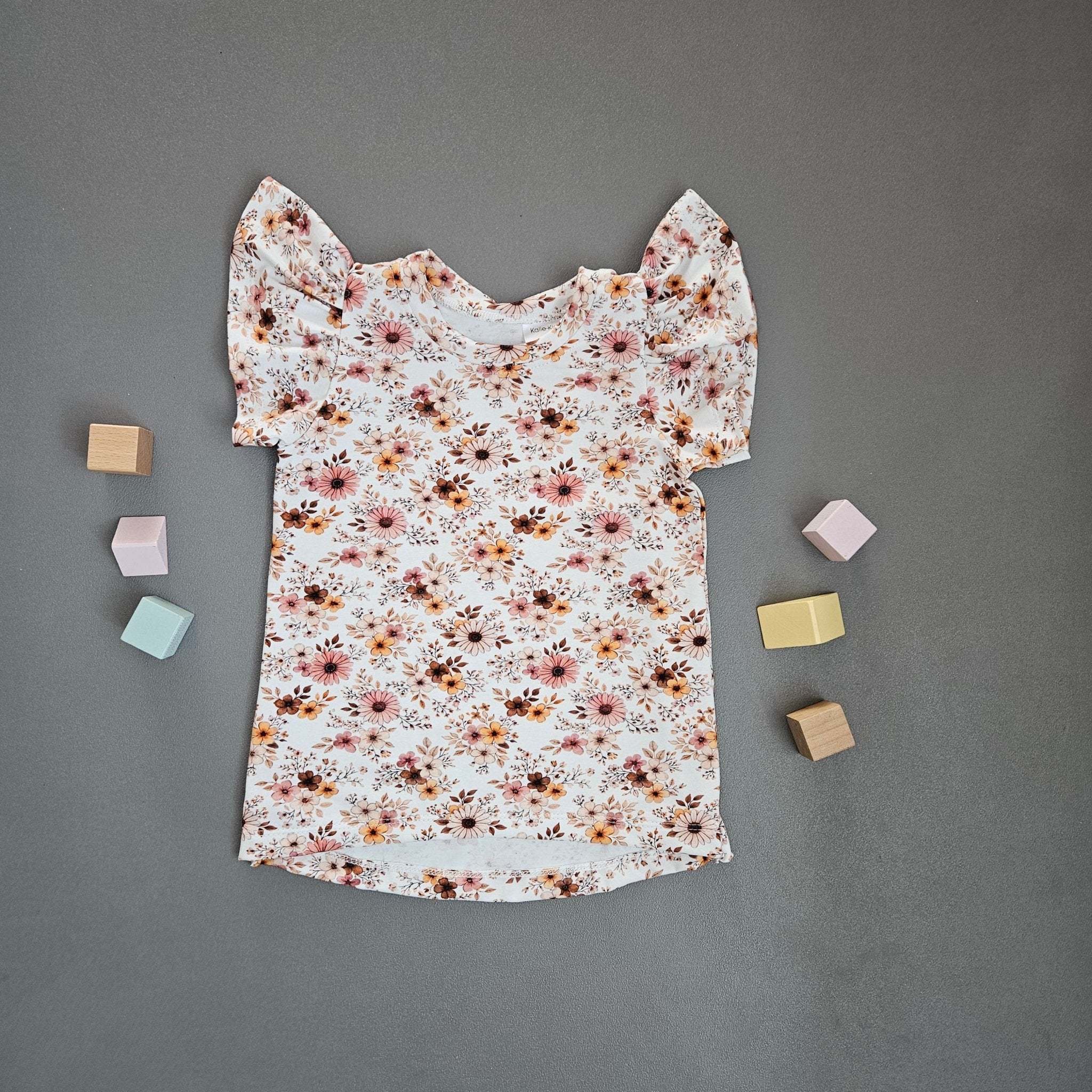 T-Shirt Gr.98 / Blumen - Kalie - Kids