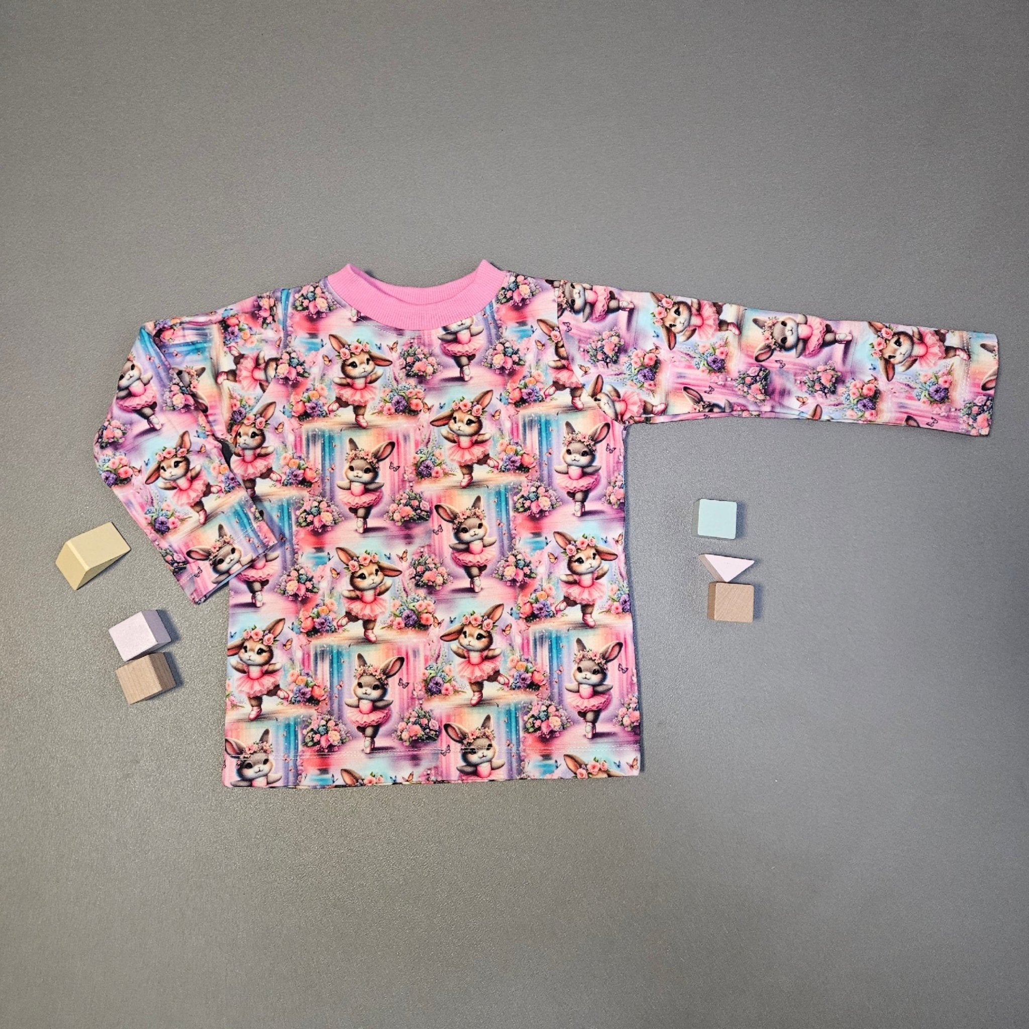 Langarmshirt Gr.116 / Ballerina Hässchen - Kalie - Kids