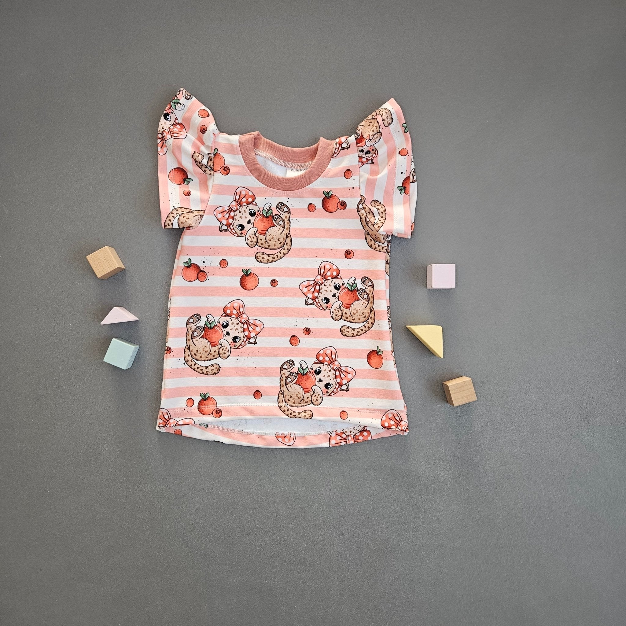 T-Shirt Gr.80 / Berry Kitty - Kalie - Kids