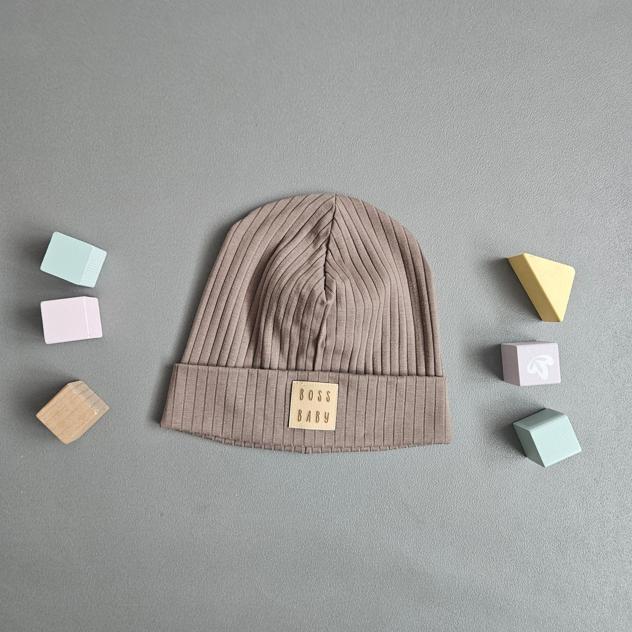 Beanie Ku. 49 - 53 cm braun / Boss Baby - Kalie - Kids