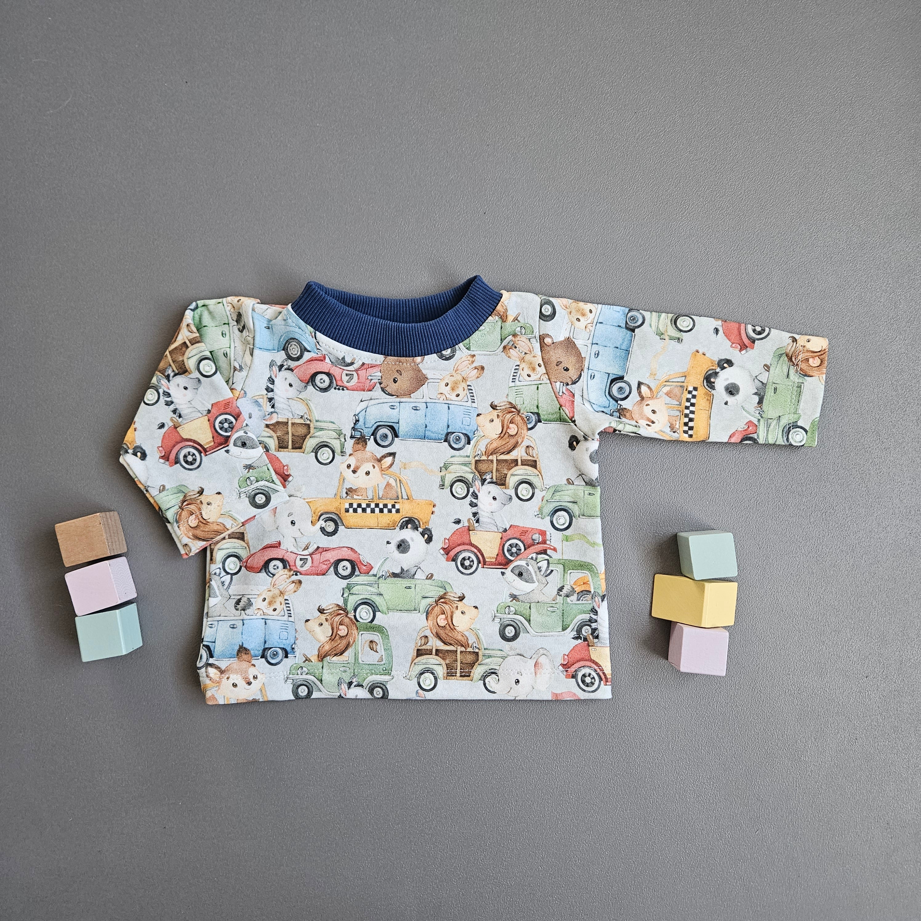 Langarmshirt Gr.62 / Autos