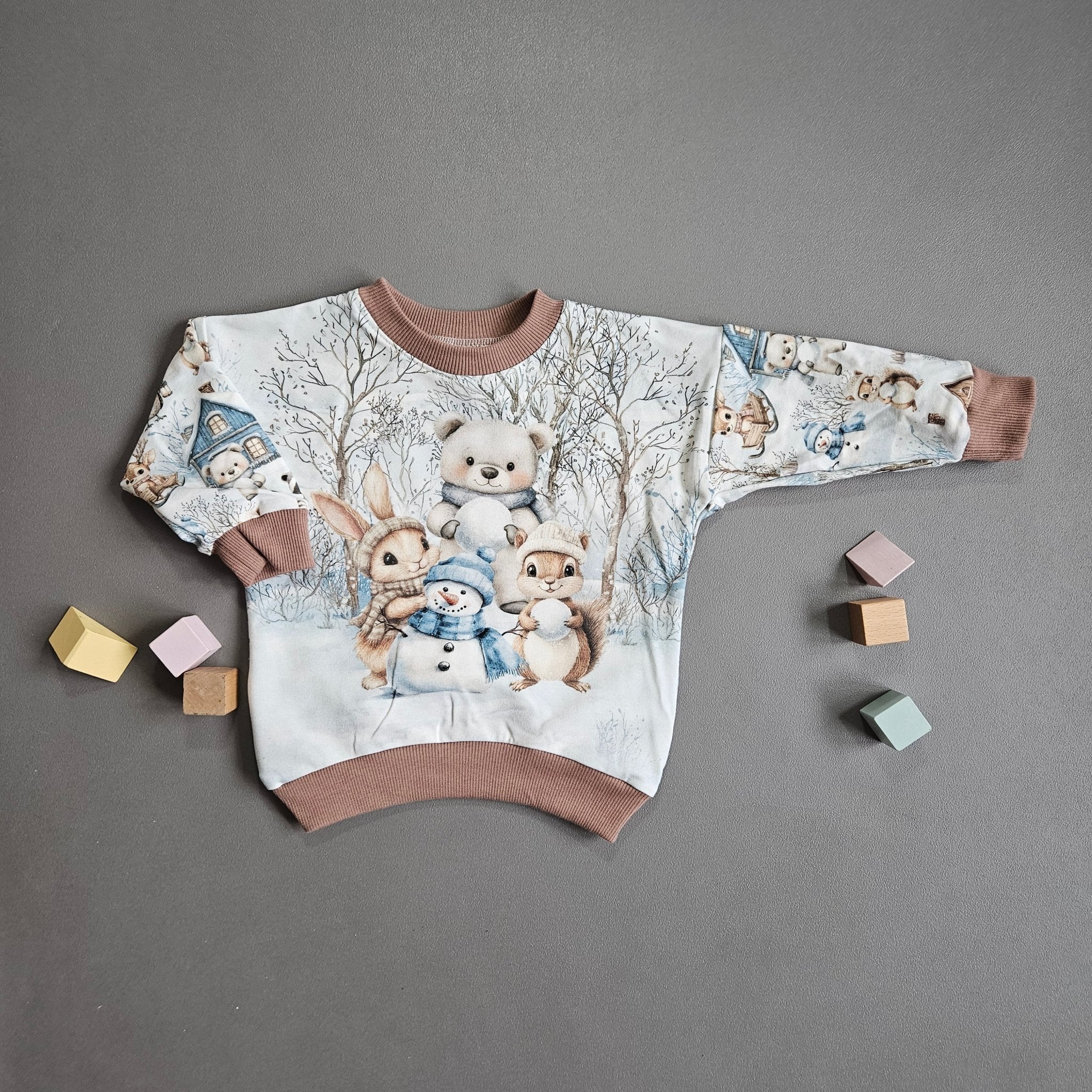 Pullover Gr.80 / Winterwonderland - Kalie - Kids