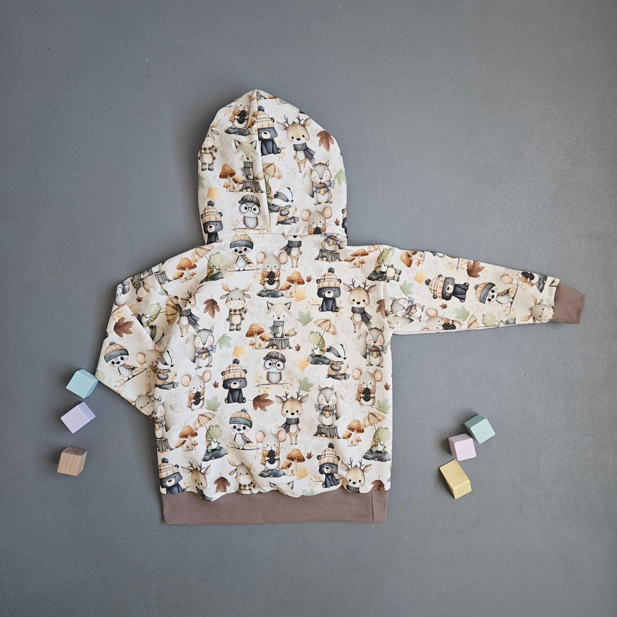 Hoodie Gr.116 / Herbstfreunde - Kalie - Kids