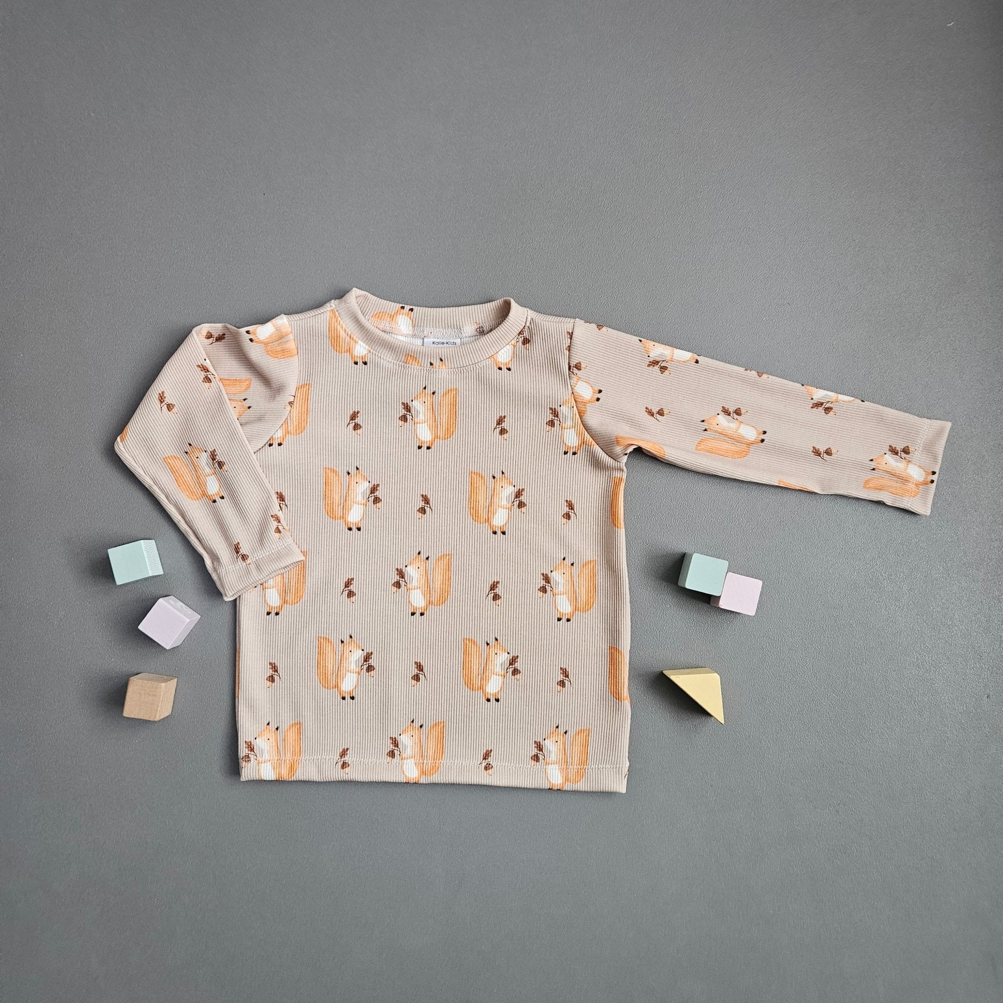 Langarmshirt Gr.104 / Eichhörnchen - Kalie - Kids